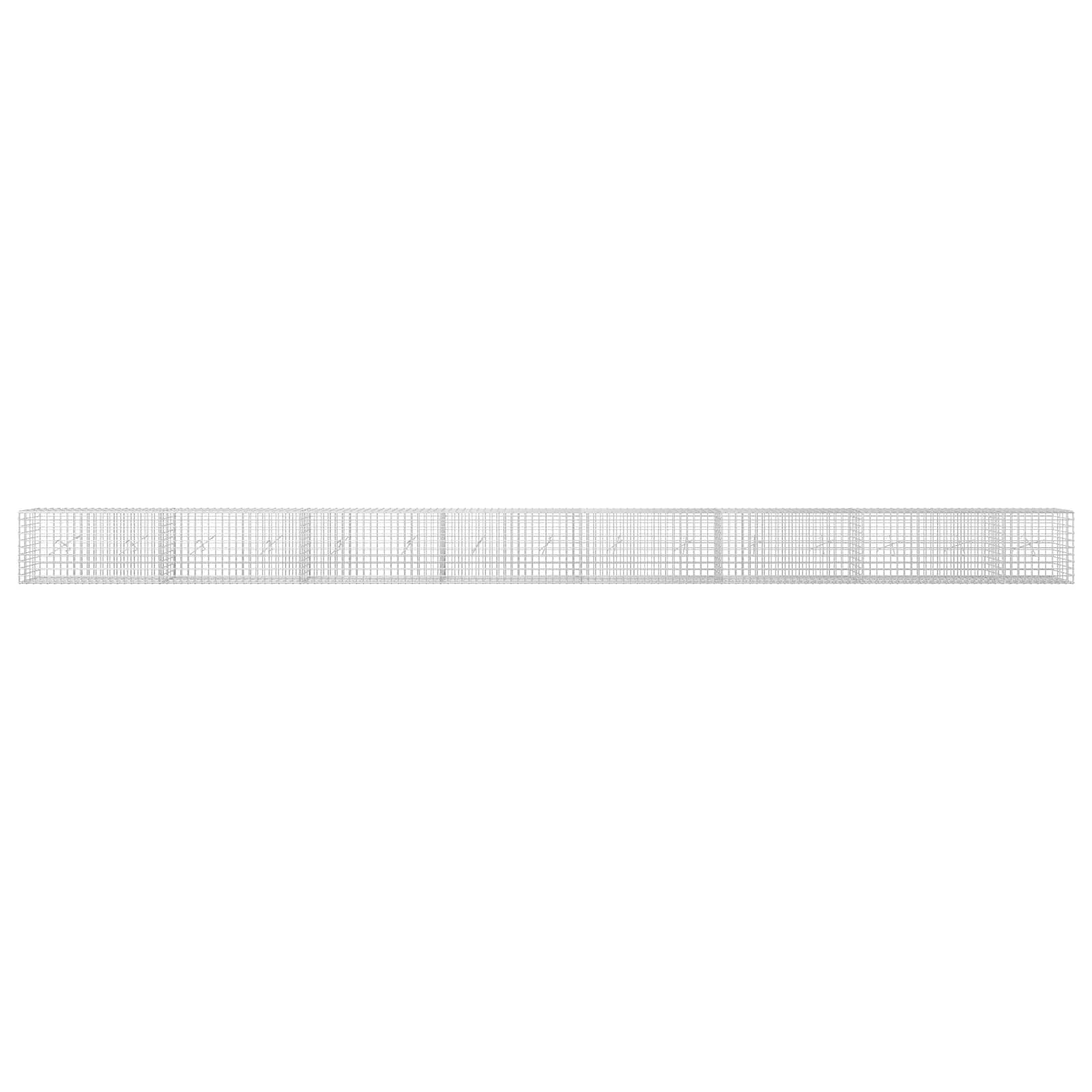 Gabion z žico 3,5 mm in mrežo 5x5 cm 750x20x50 cm