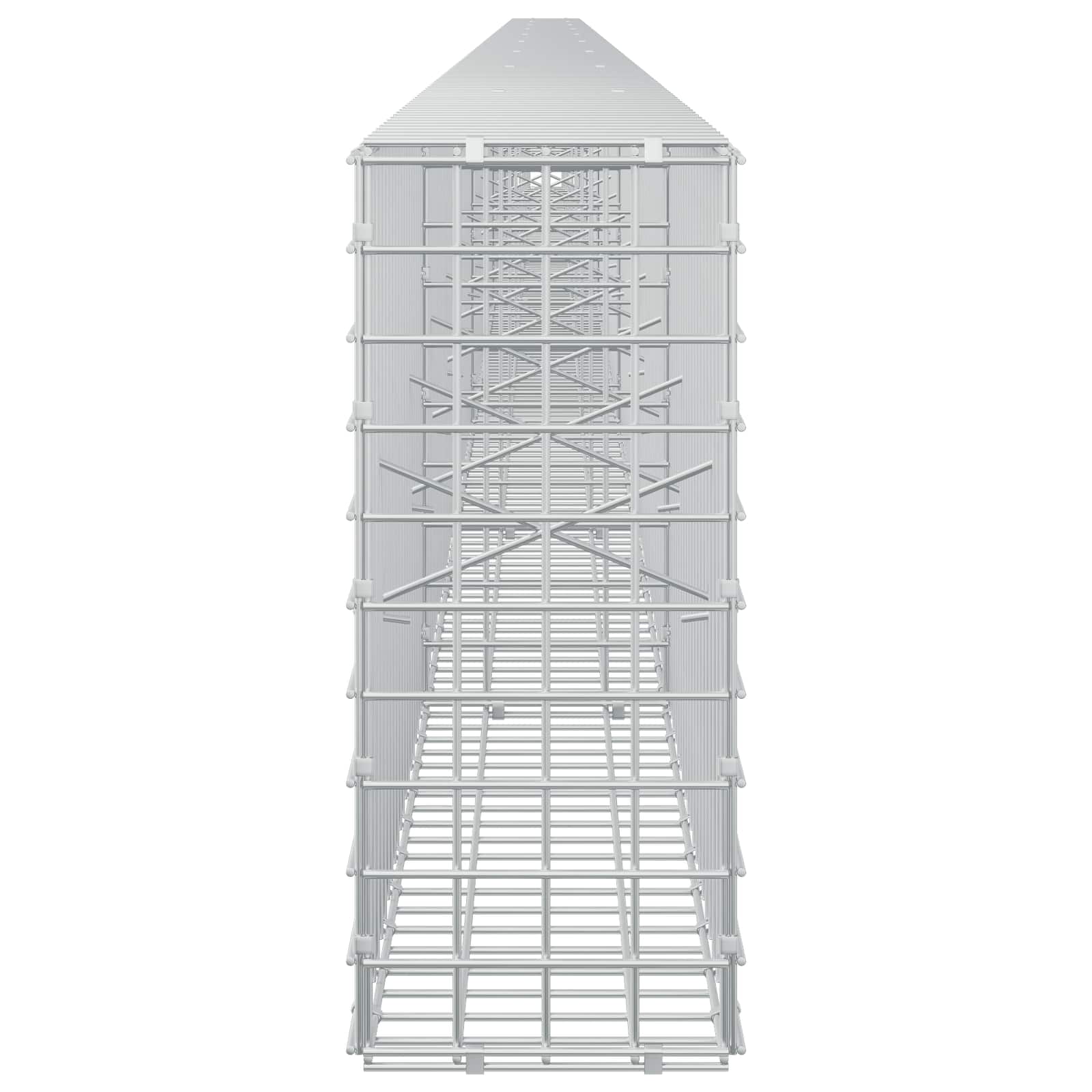 Gabion z žico 3,5 mm in mrežo 5x5 cm 900x20x50 cm