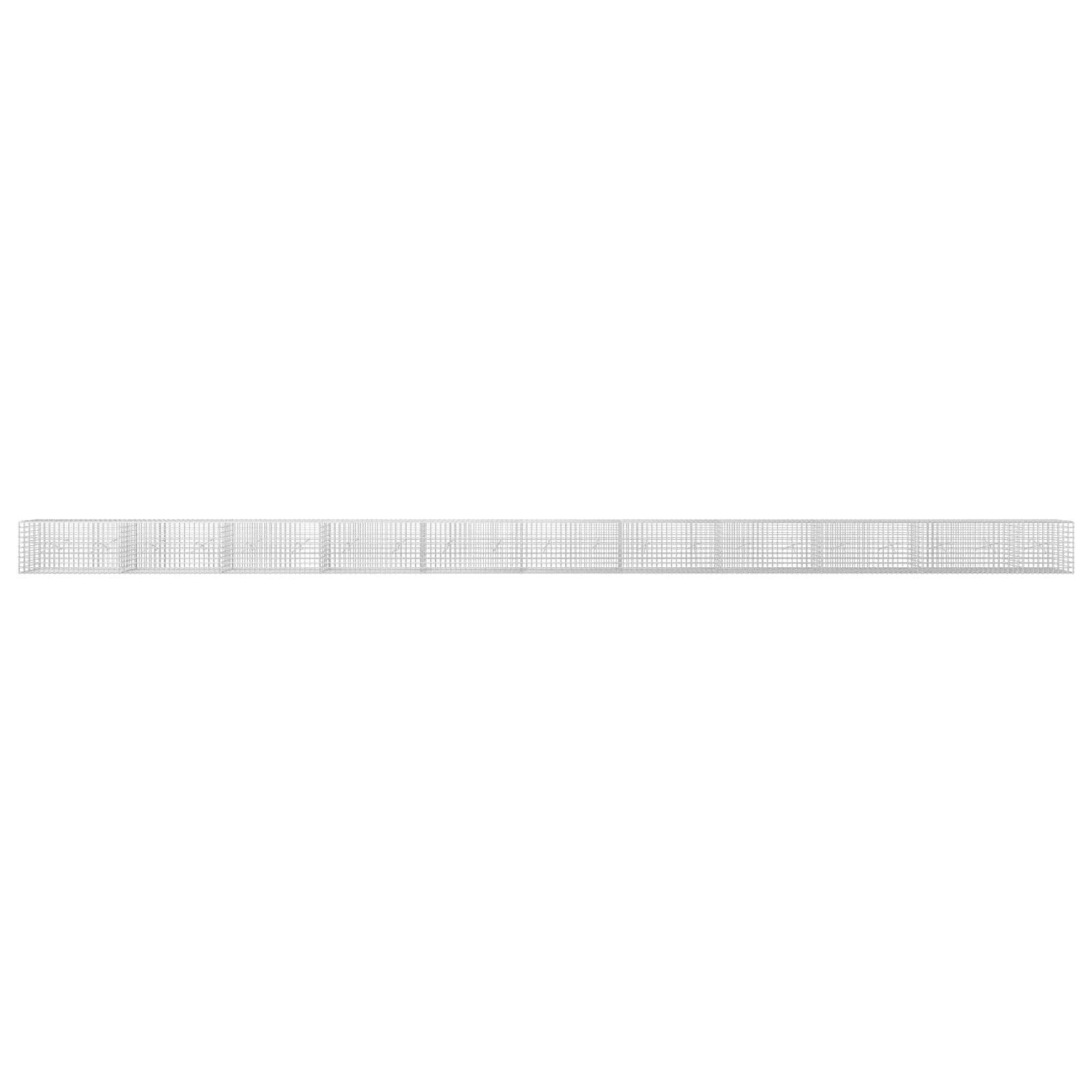 Gabion z žico 3,5 mm in mrežo 5x5 cm 1050x20x50 cm