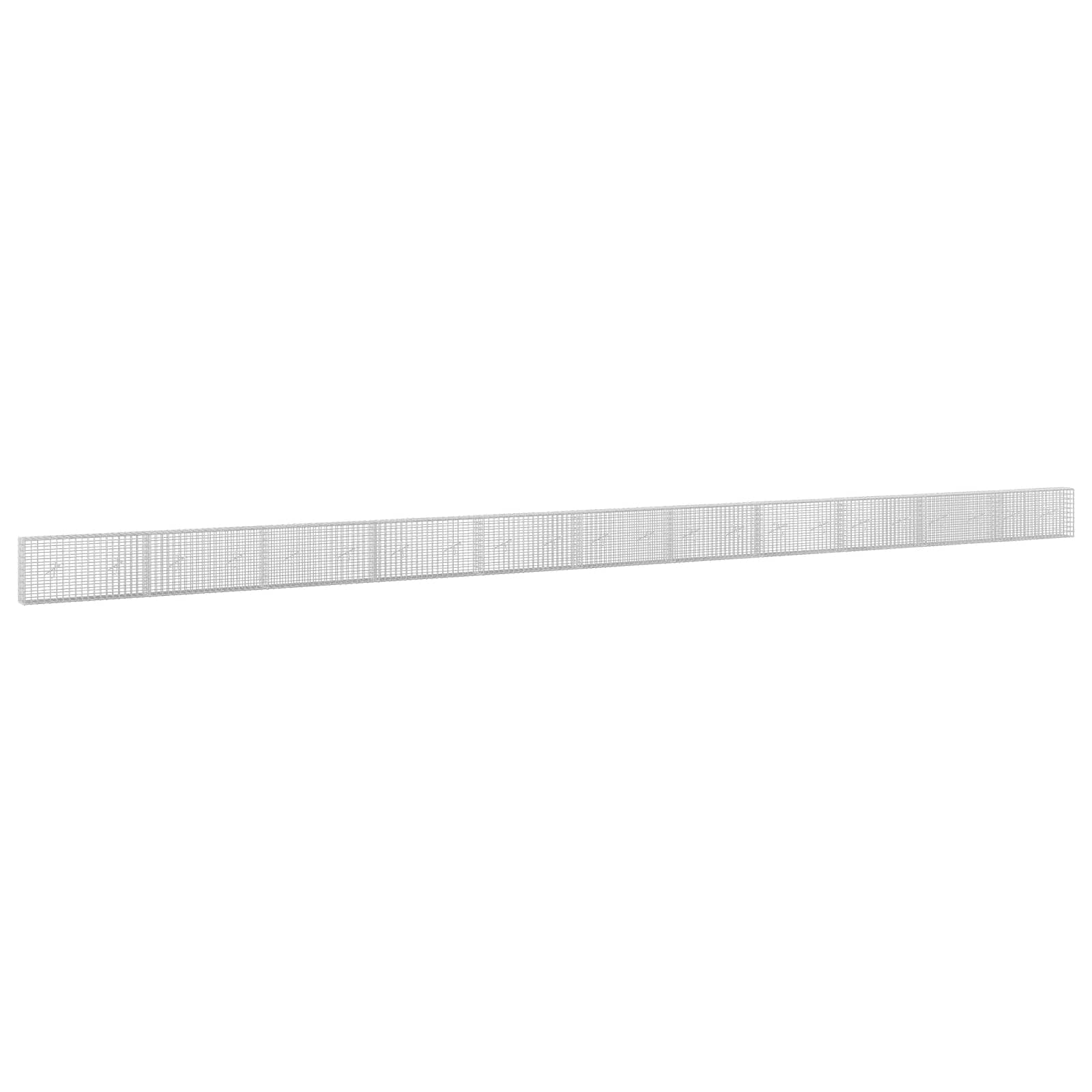 Gabion z žico 3,5 mm in mrežo 5x5 cm 1100x20x50 cm