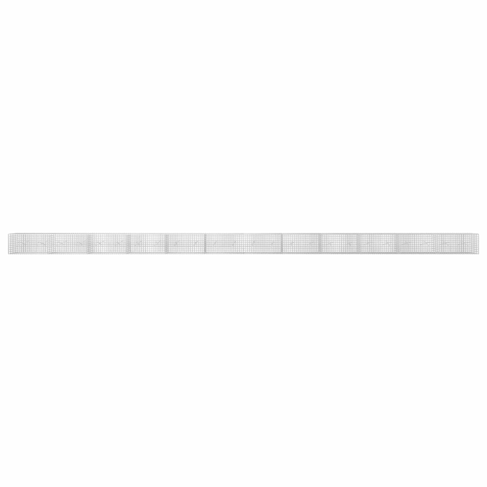 Gabion z žico 3,5 mm in mrežo 5x5 cm 1200x20x50 cm