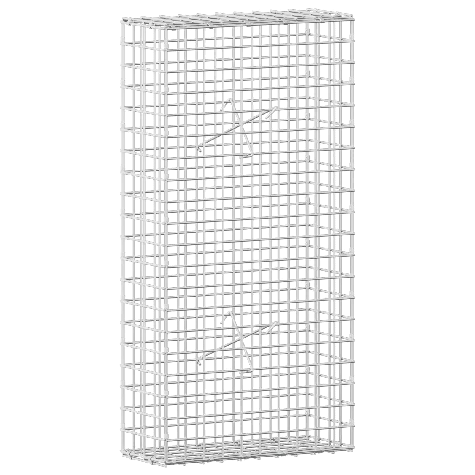 vidaXL Gabion s drátem 3,5 mm a síťkou 5x5 cm 50x20x100 cm