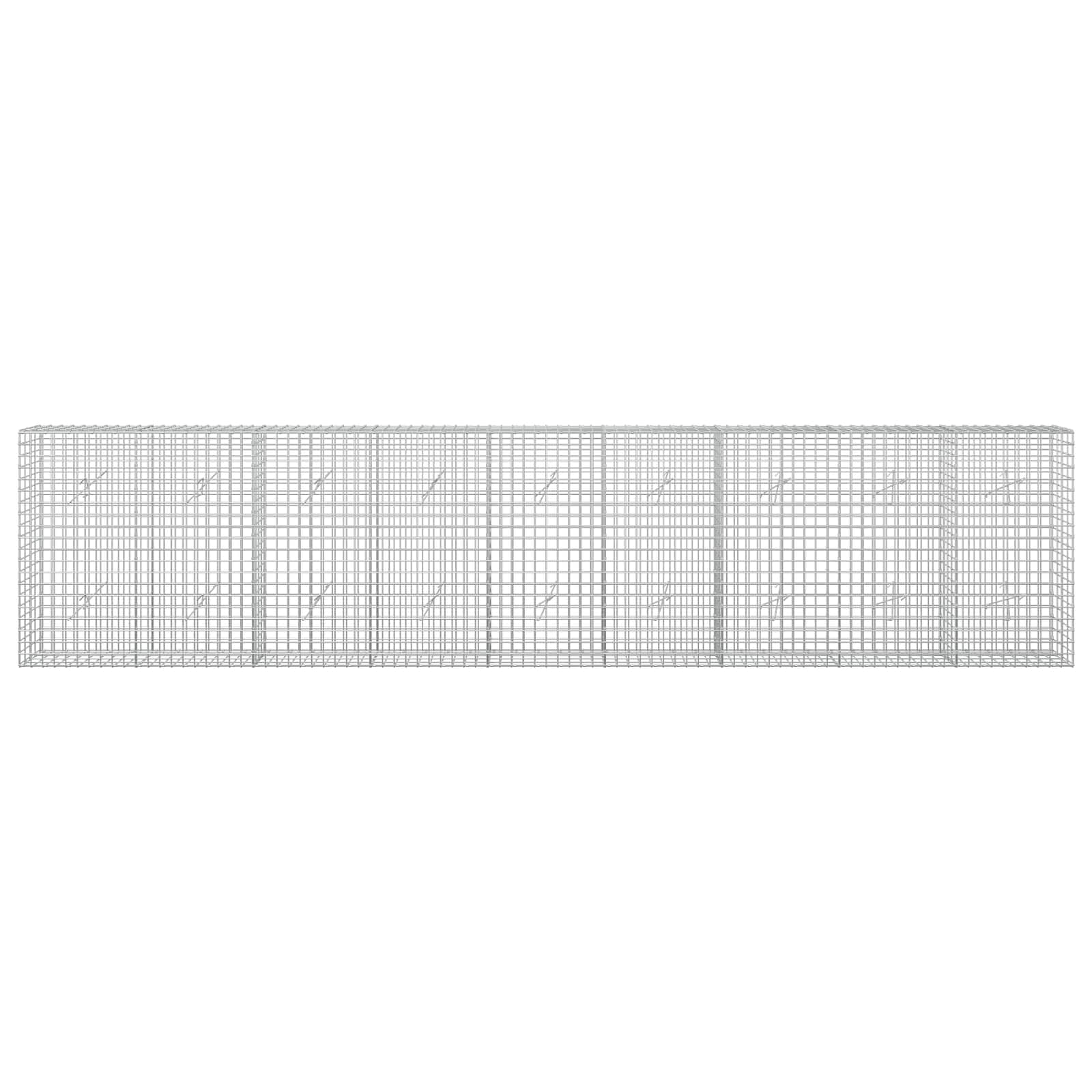 Gabion z žico 3,5 mm in mrežo 5x5 cm 450x20x100 cm
