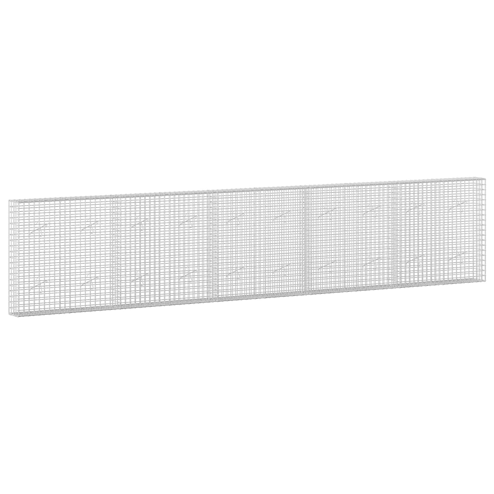 Gabion z žico 3,5 mm in mrežo 5x5 cm 500x20x100 cm
