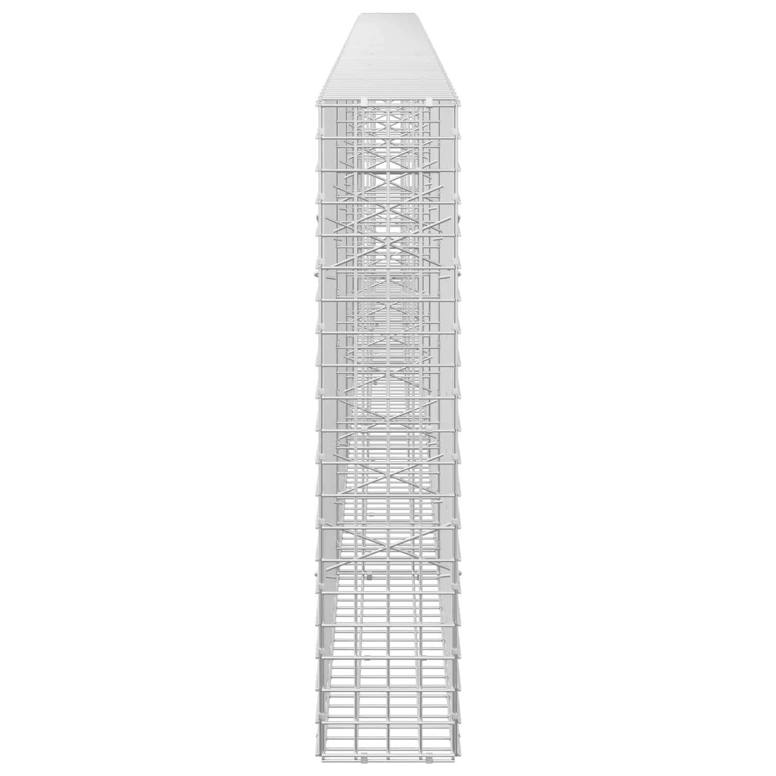 Gabion z žico 3,5 mm in mrežo 5x5 cm 500x20x100 cm