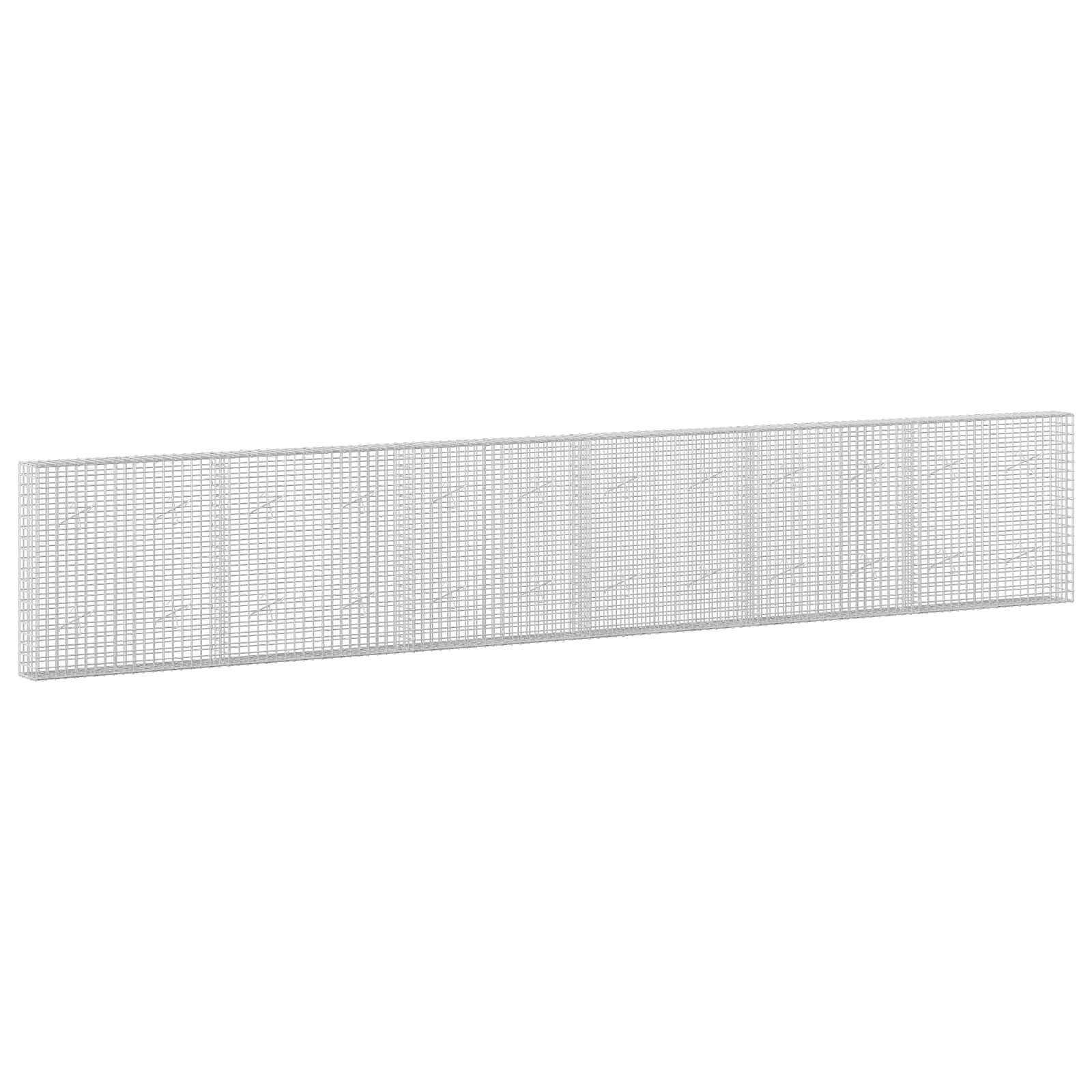 Gabion z žico 3,5 mm in mrežo 5x5 cm 600x20x100 cm