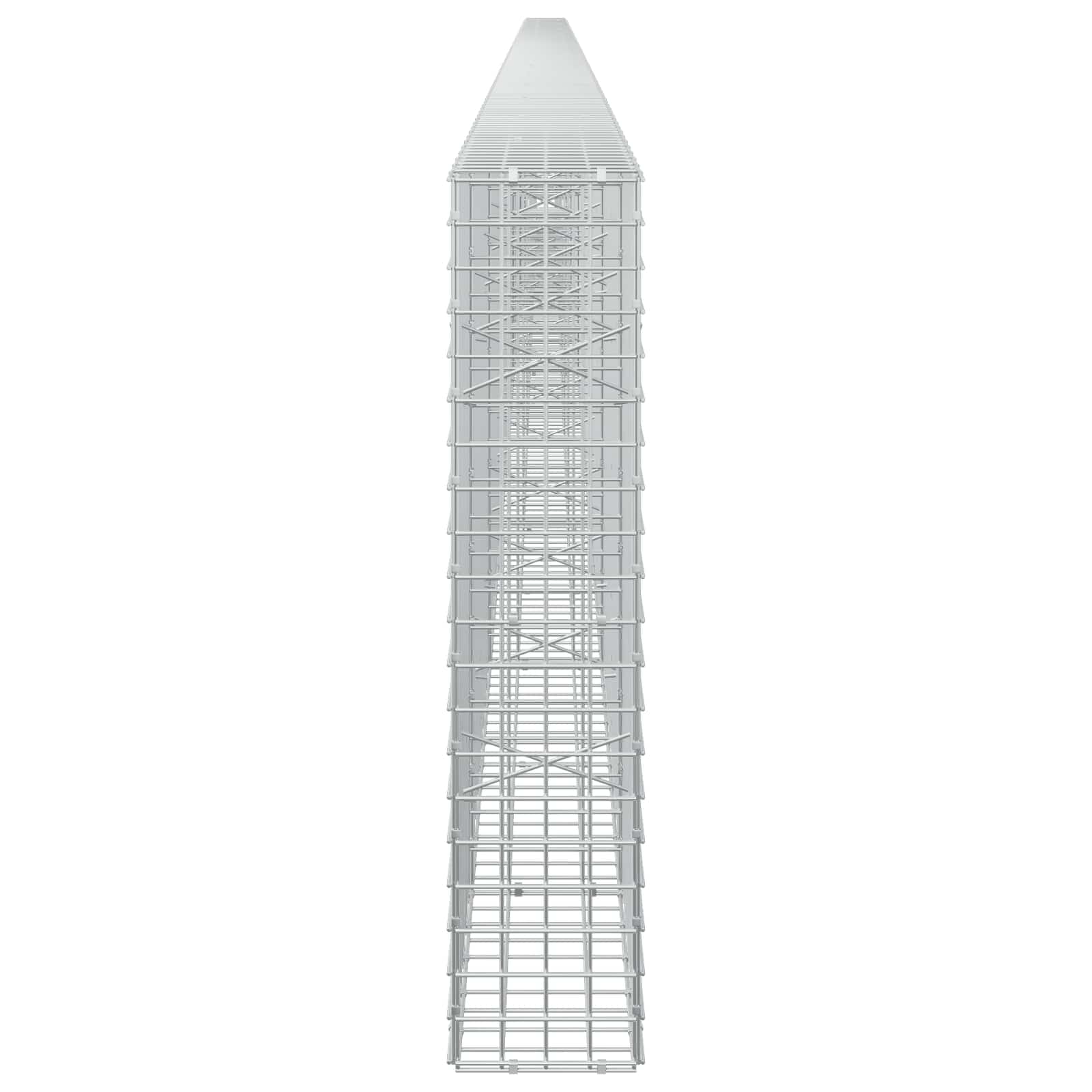 Gabion z žico 3,5 mm in mrežo 5x5 cm 950x20x100 cm