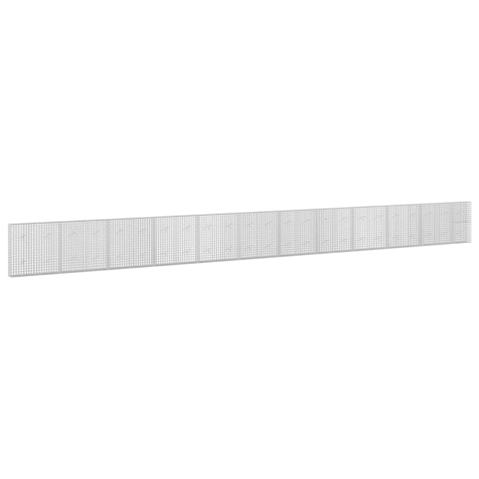 Gabion z žico 3,5 mm in mrežo 5x5 cm 1150x20x100 cm