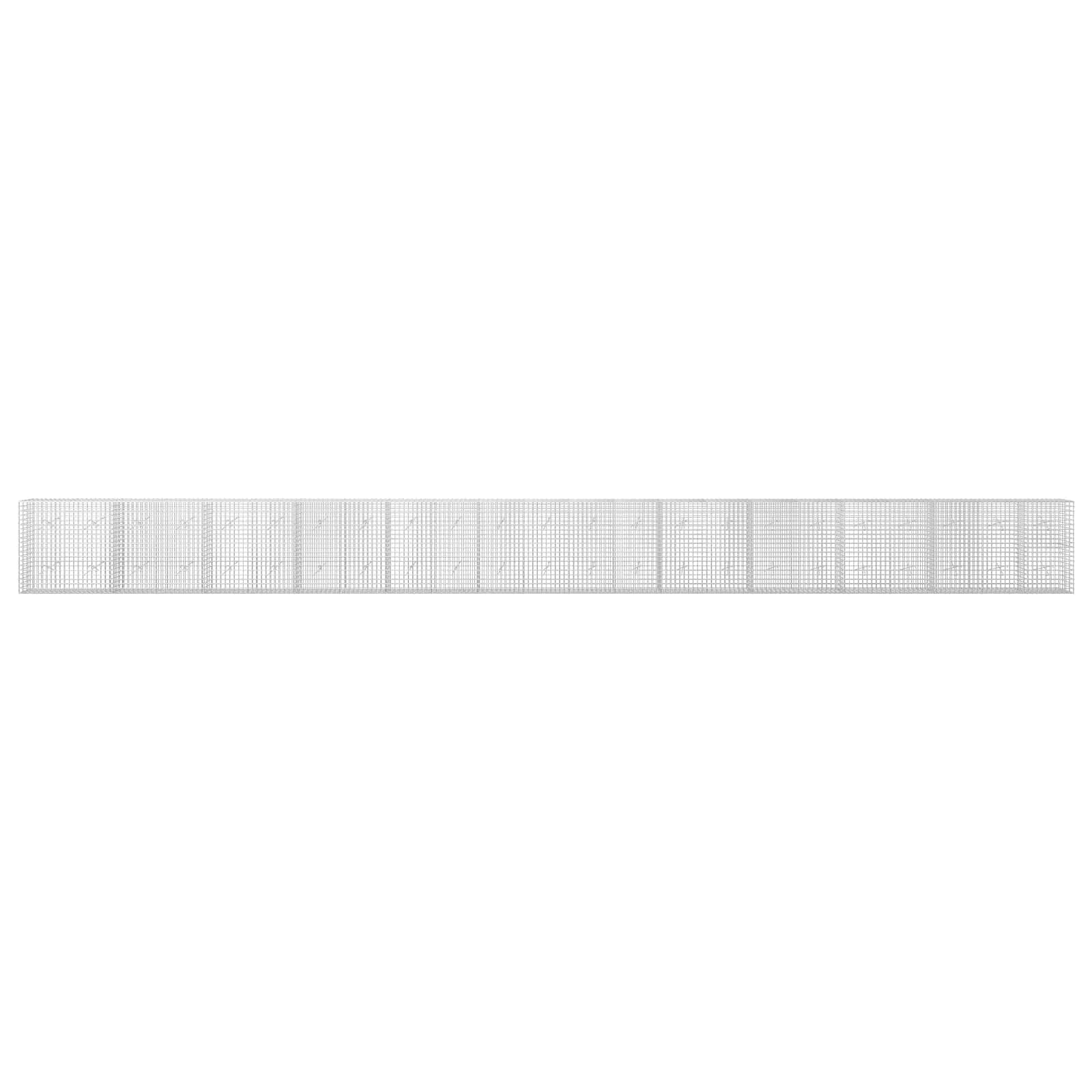 Gabion z žico 3,5 mm in mrežo 5x5 cm 1150x20x100 cm