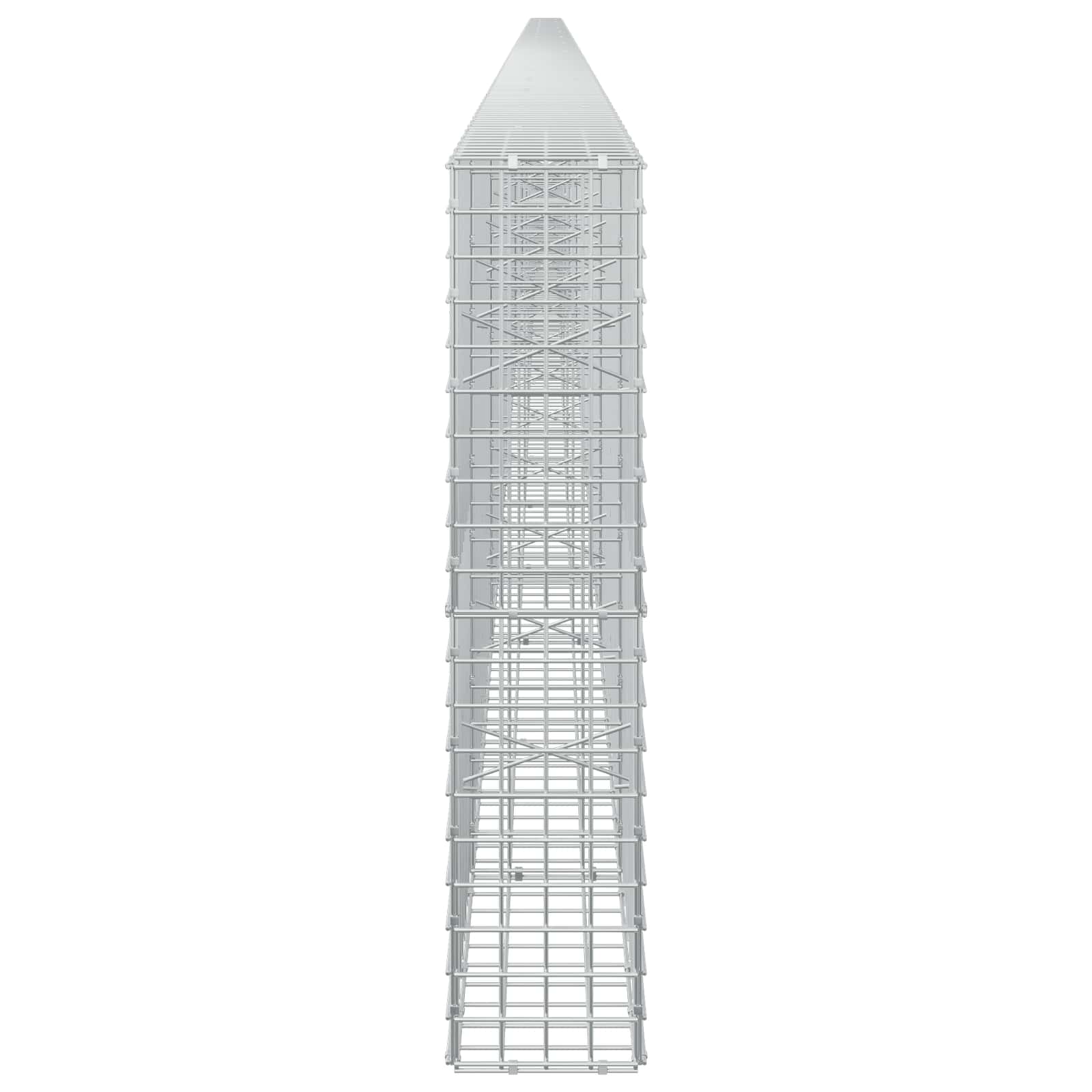 Gabion z žico 3,5 mm in mrežo 5x5 cm 1150x20x100 cm