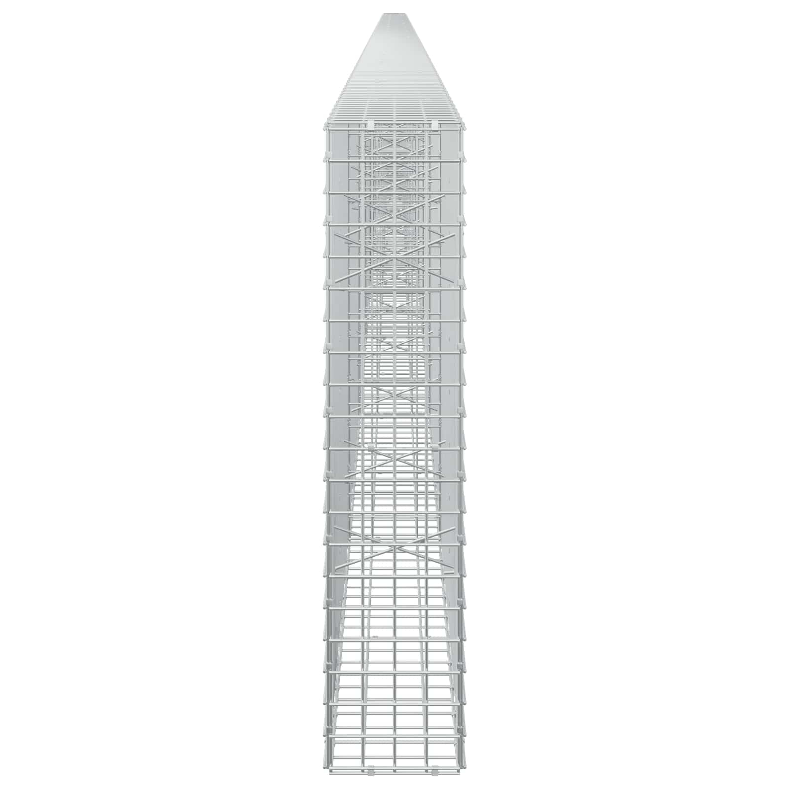 Gabion z žico 3,5 mm in mrežo 5x5 cm 1200x20x100 cm