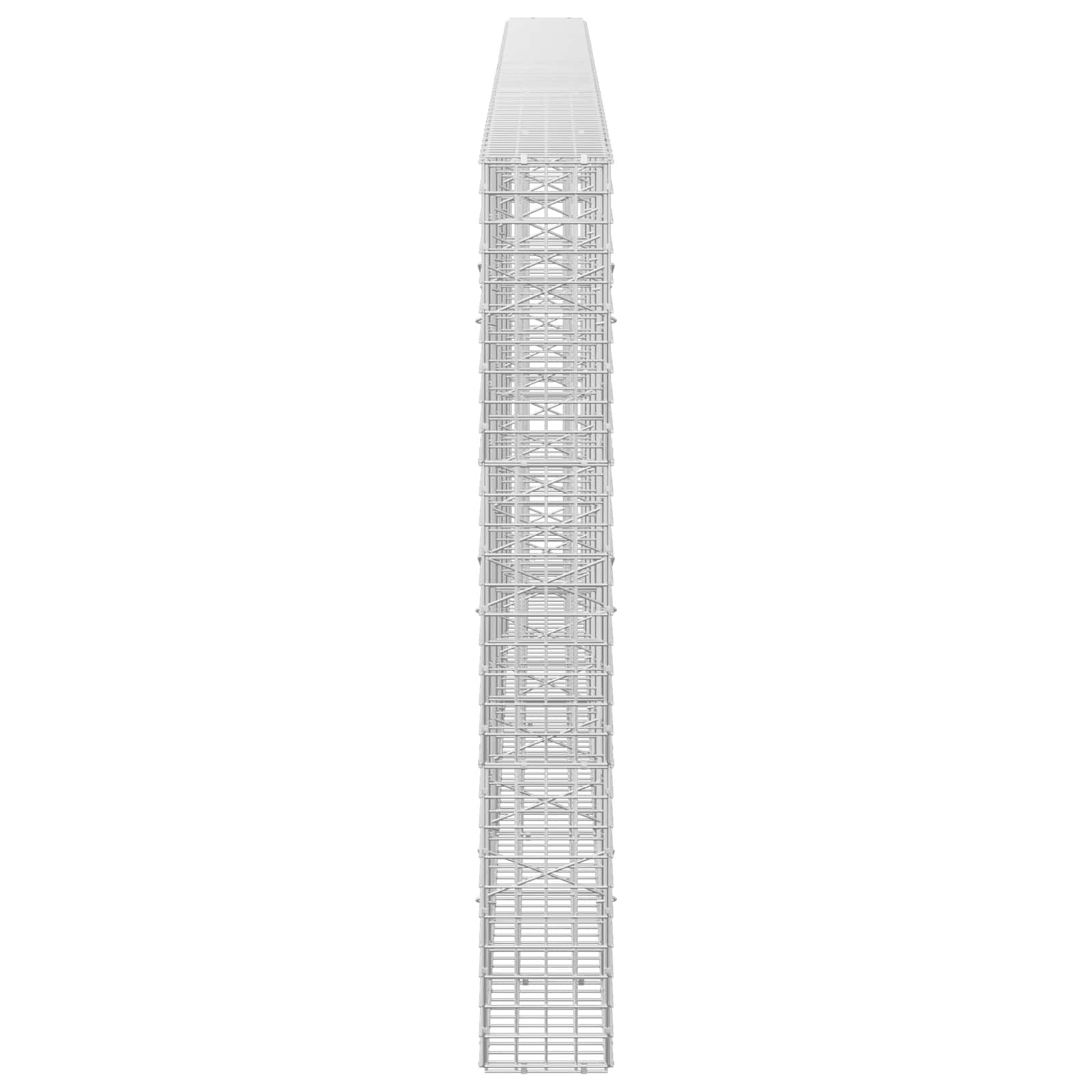 Gabion z žico 3,5 mm in mrežo 5x5 cm 450x20x150 cm