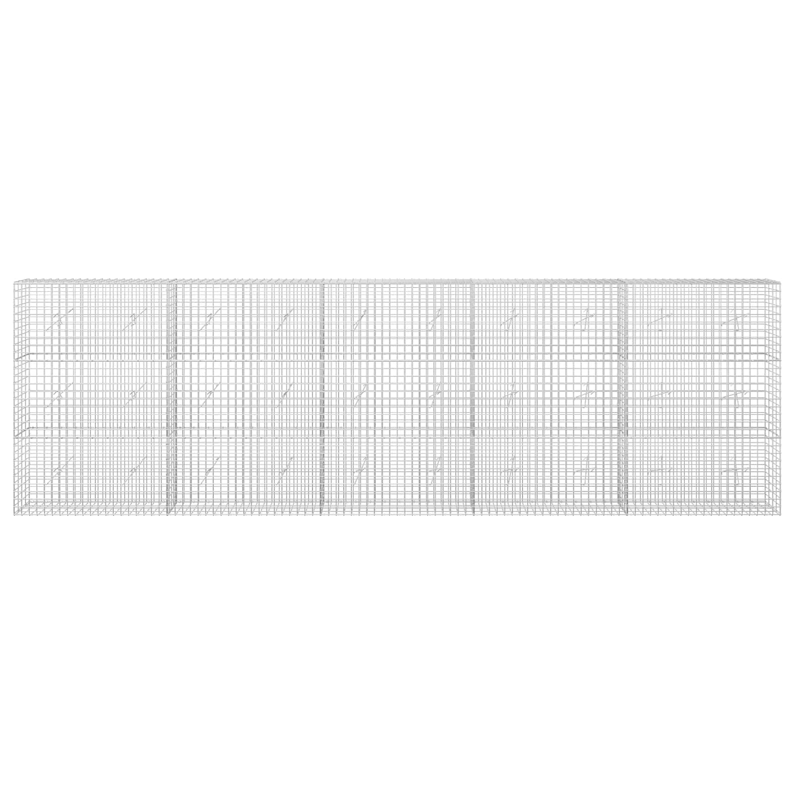 Gabion z žico 3,5 mm in mrežo 5x5 cm 500x20x150 cm