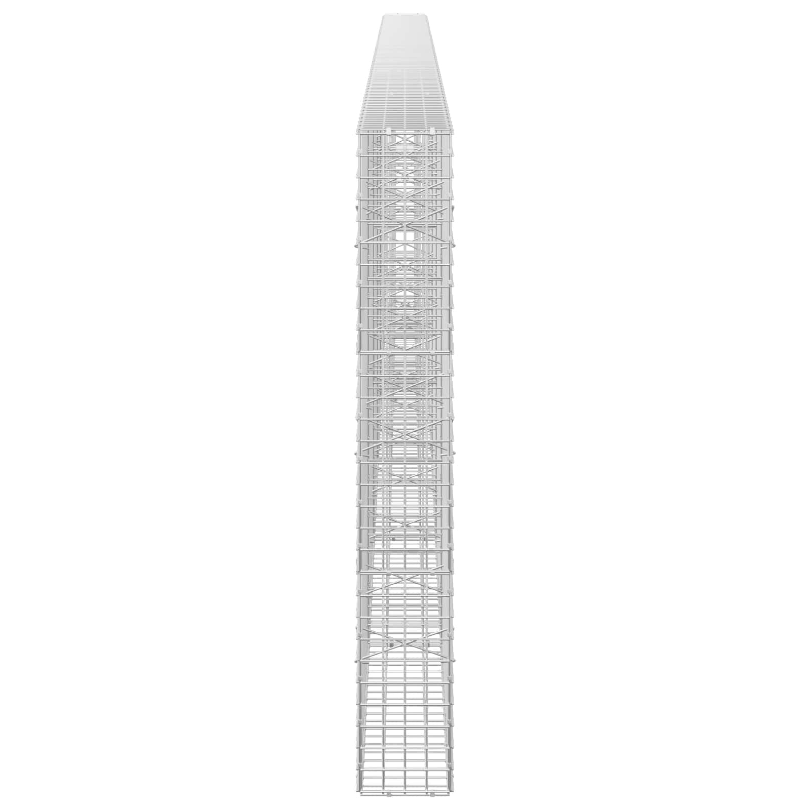 Gabion z žico 3,5 mm in mrežo 5x5 cm 600x20x150 cm