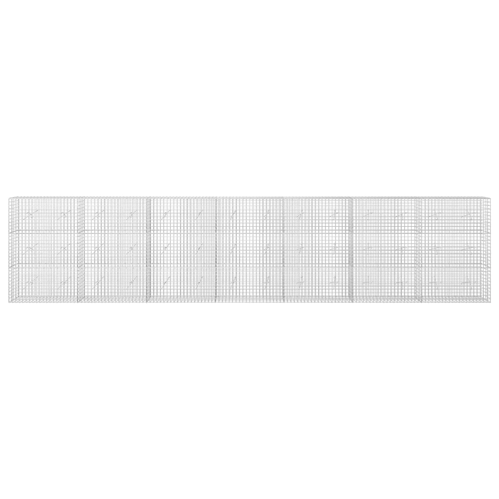 Gabion z žico 3,5 mm in mrežo 5x5 cm 700x20x150 cm