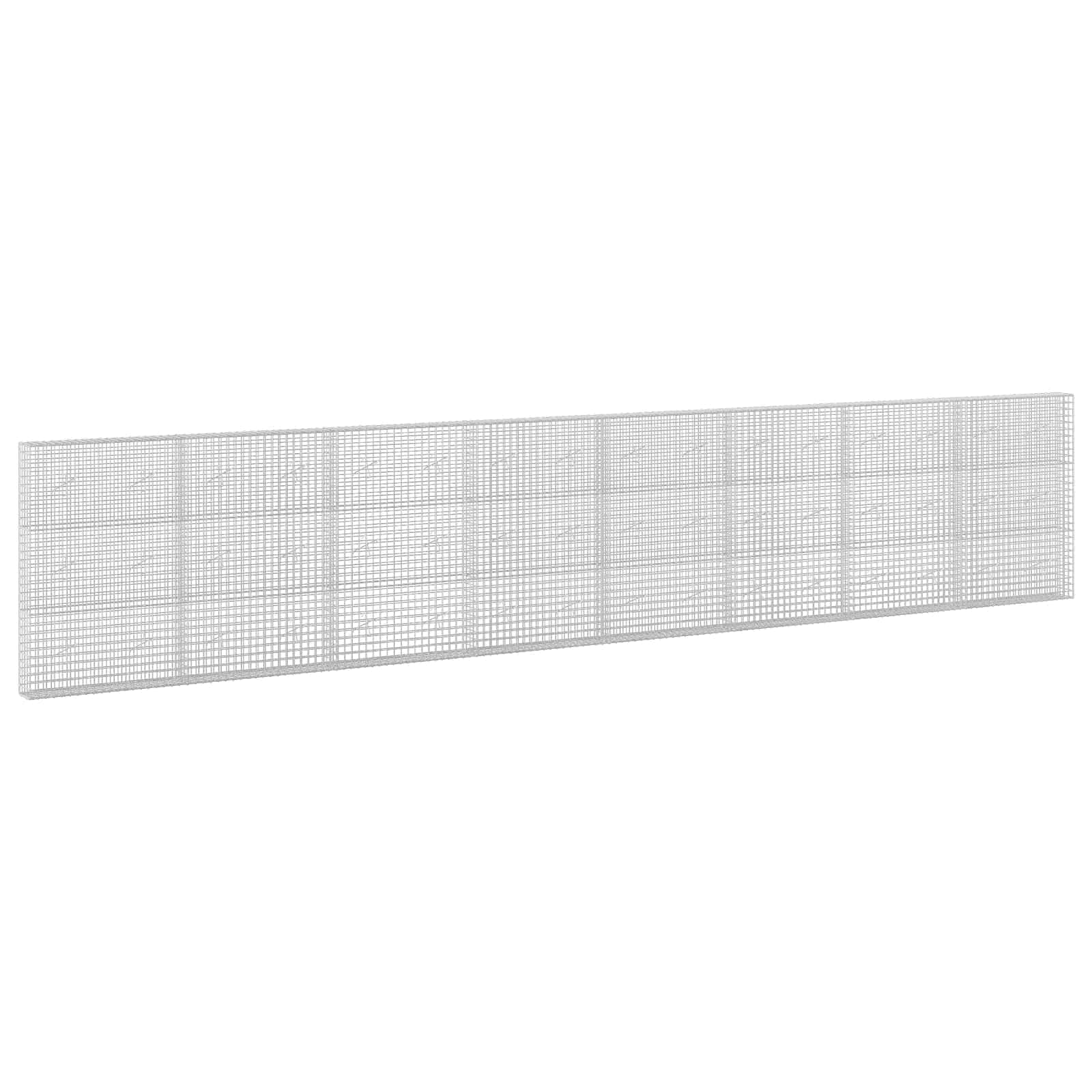 Gabion z žico 3,5 mm in mrežo 5x5 cm 800x20x150 cm