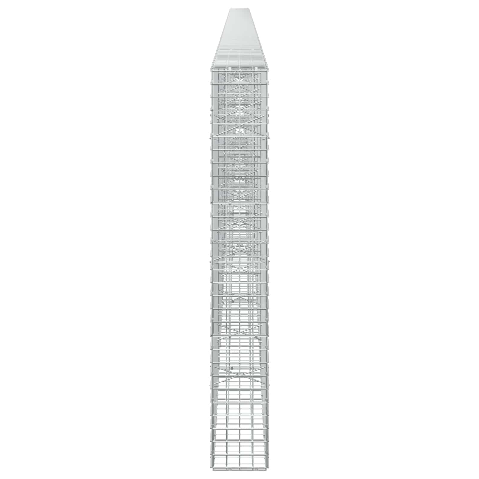 Gabion z žico 3,5 mm in mrežo 5x5 cm 800x20x150 cm