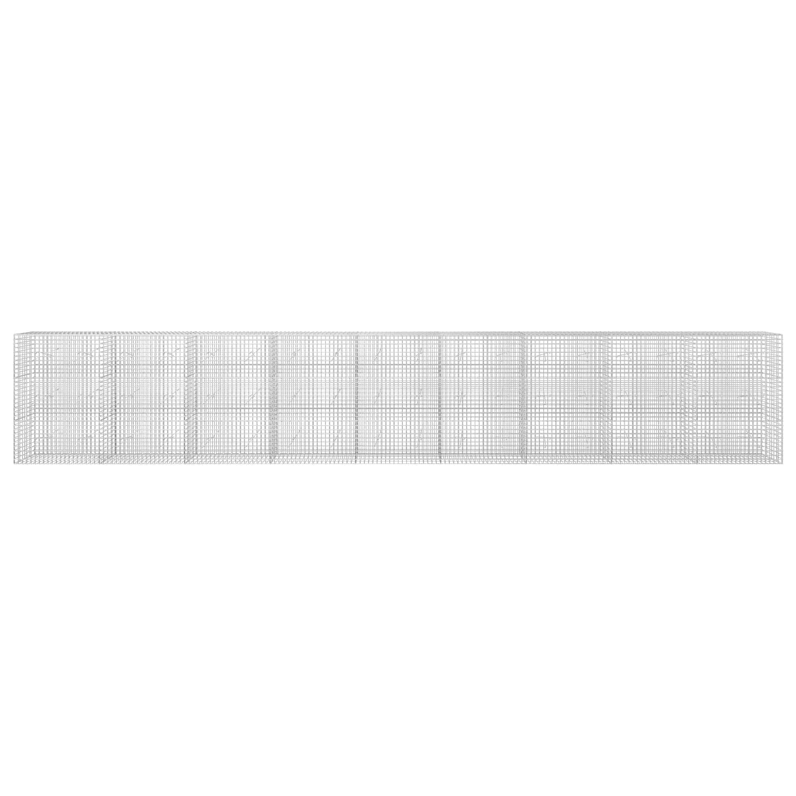 Gabion z žico 3,5 mm in mrežo 5x5 cm 900x20x150 cm