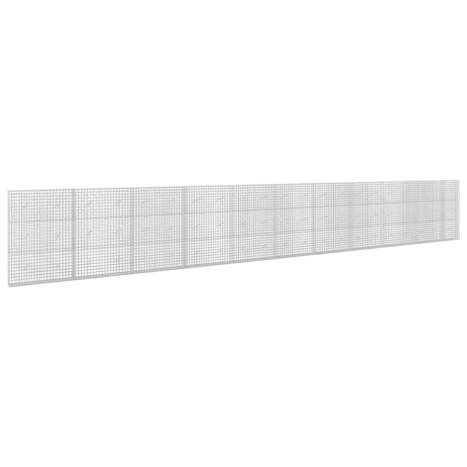 vidaXL Gabion s drátem 3,5 mm a síťkou 5x5 cm 1050x20x150 cm