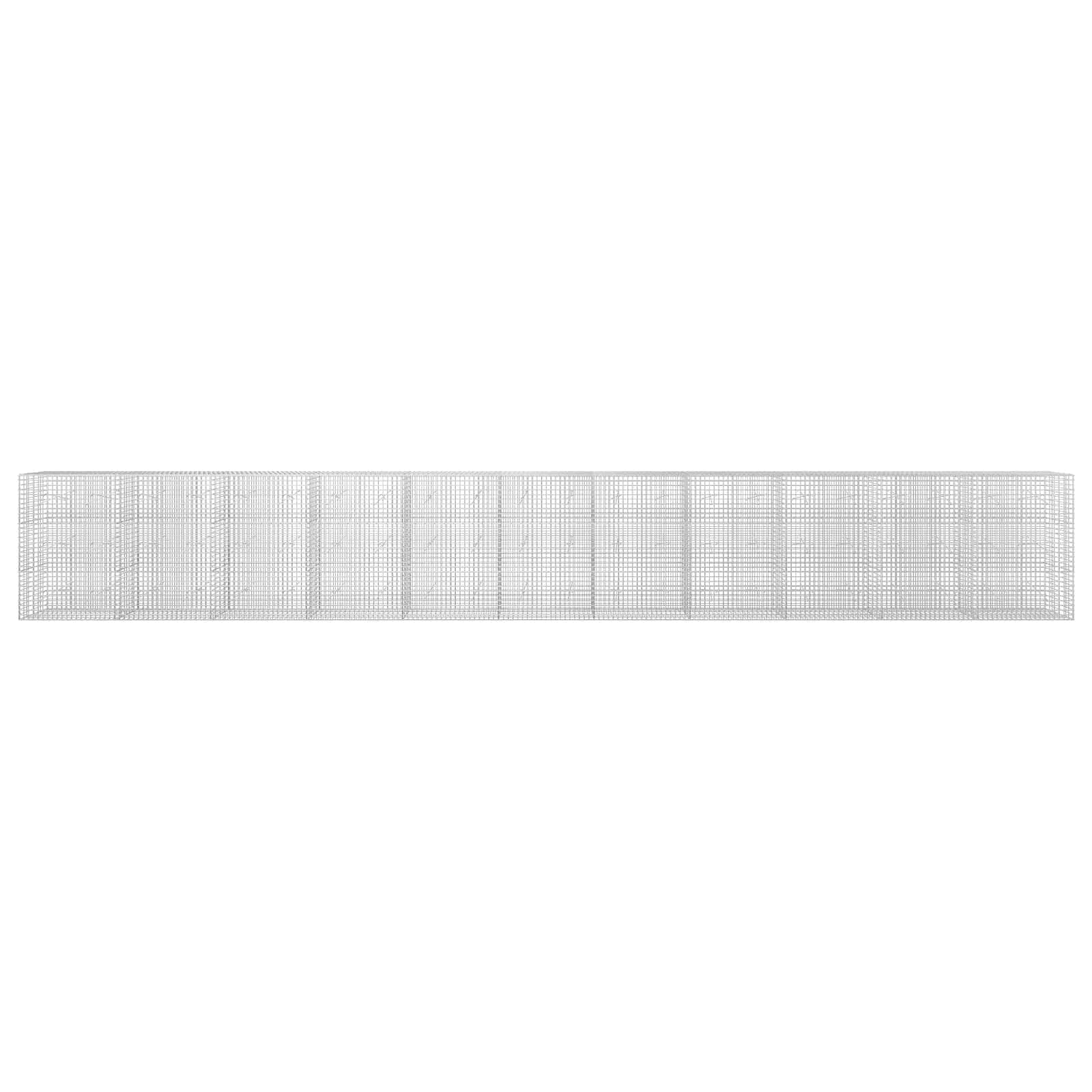 Gabion z žico 3,5 mm in mrežo 5x5 cm 1100x20x150 cm