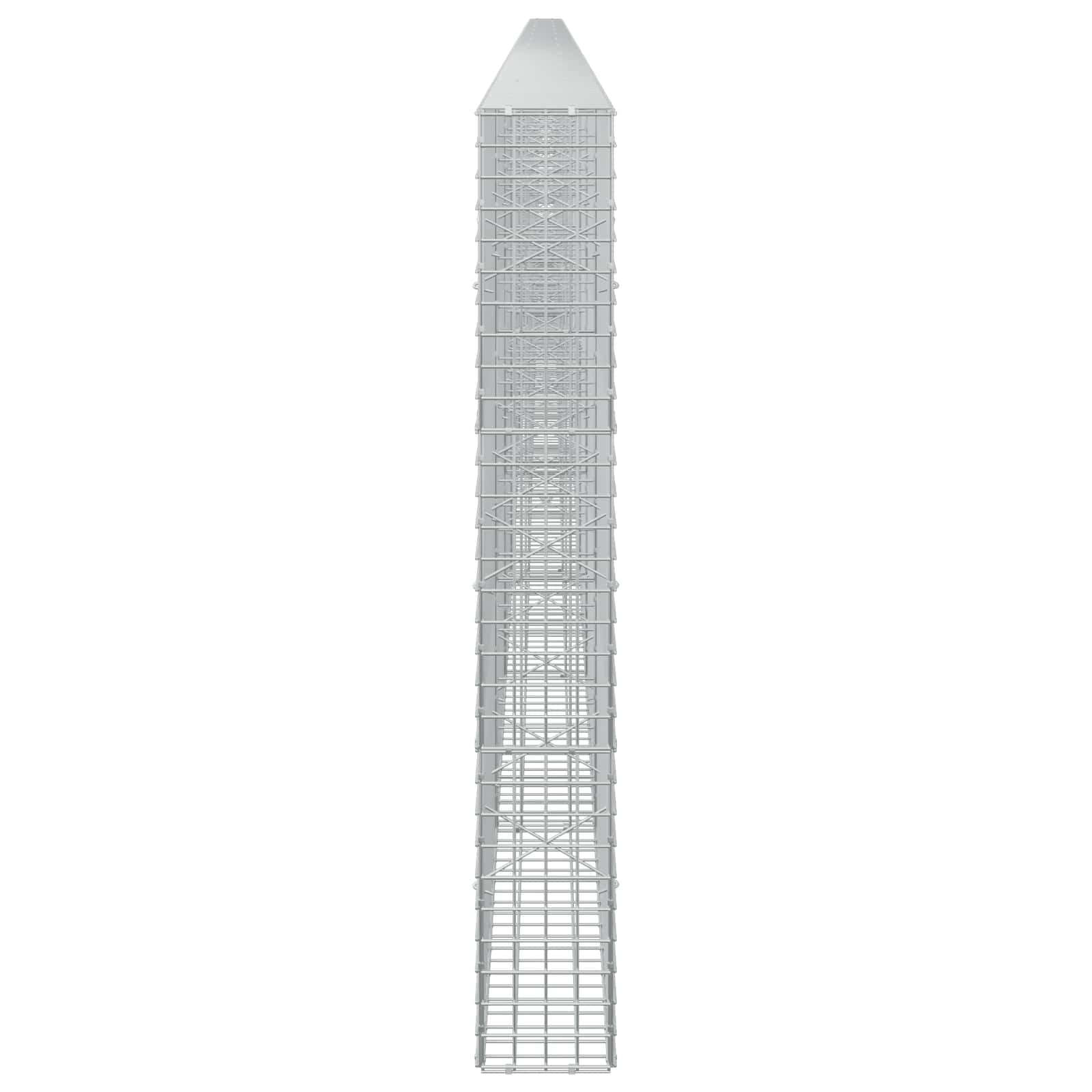 Gabion z žico 3,5 mm in mrežo 5x5 cm 1100x20x150 cm
