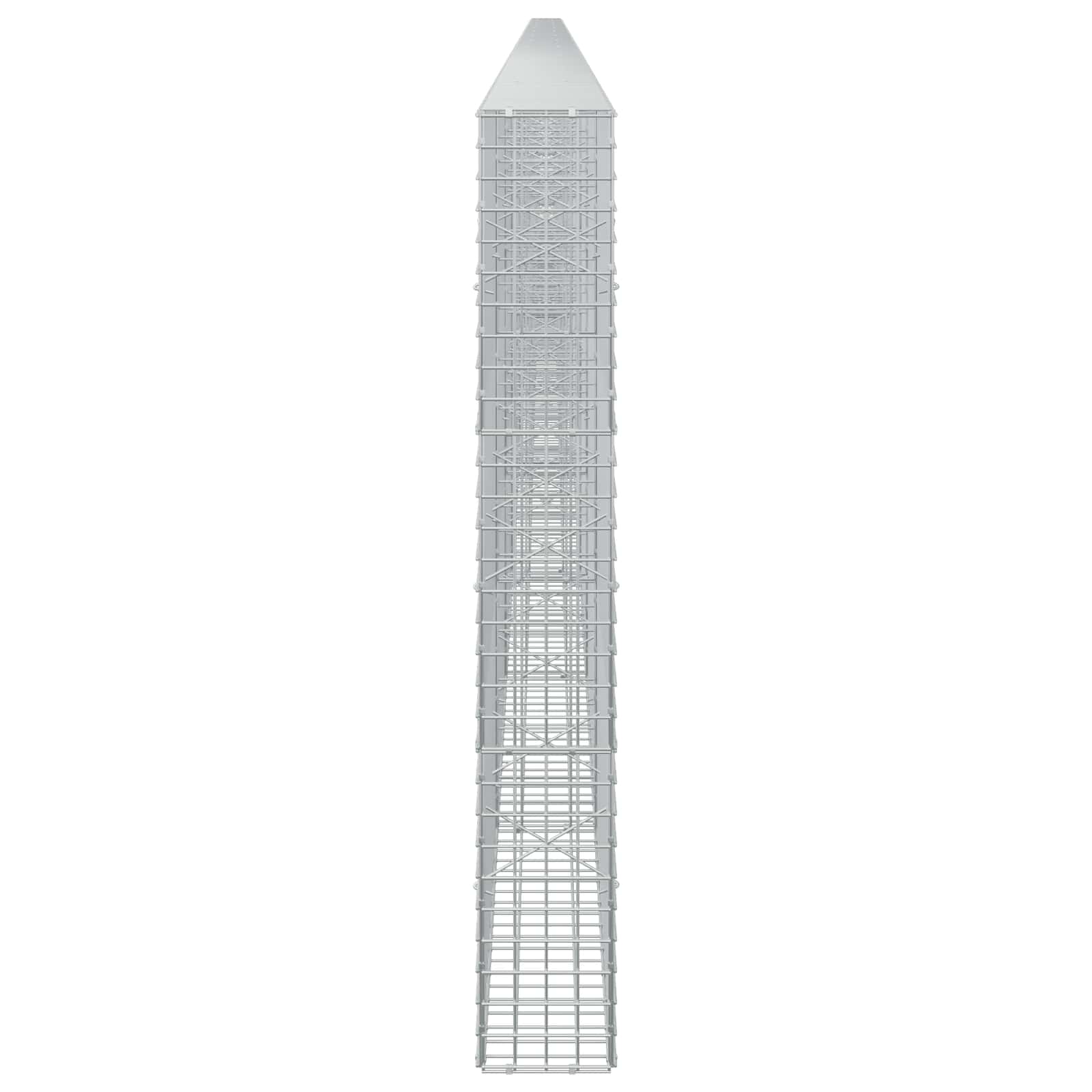 Gabion z žico 3,5 mm in mrežo 5x5 cm 1200x20x150 cm