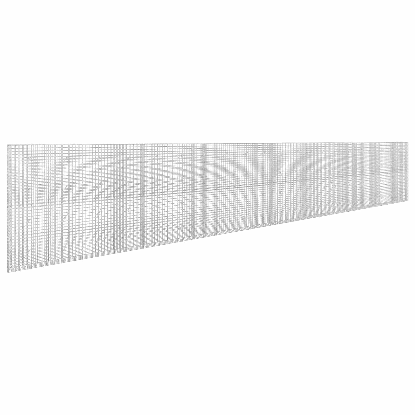 vidaXL Gabion s drátem 3,5 mm a síťkou 5x5 cm 1050x20x200 cm