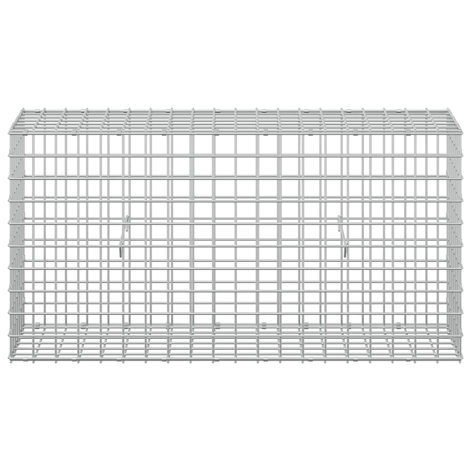 Gabion z žico 3,5 mm in mrežo 5x5 cm 100x30x50 cm
