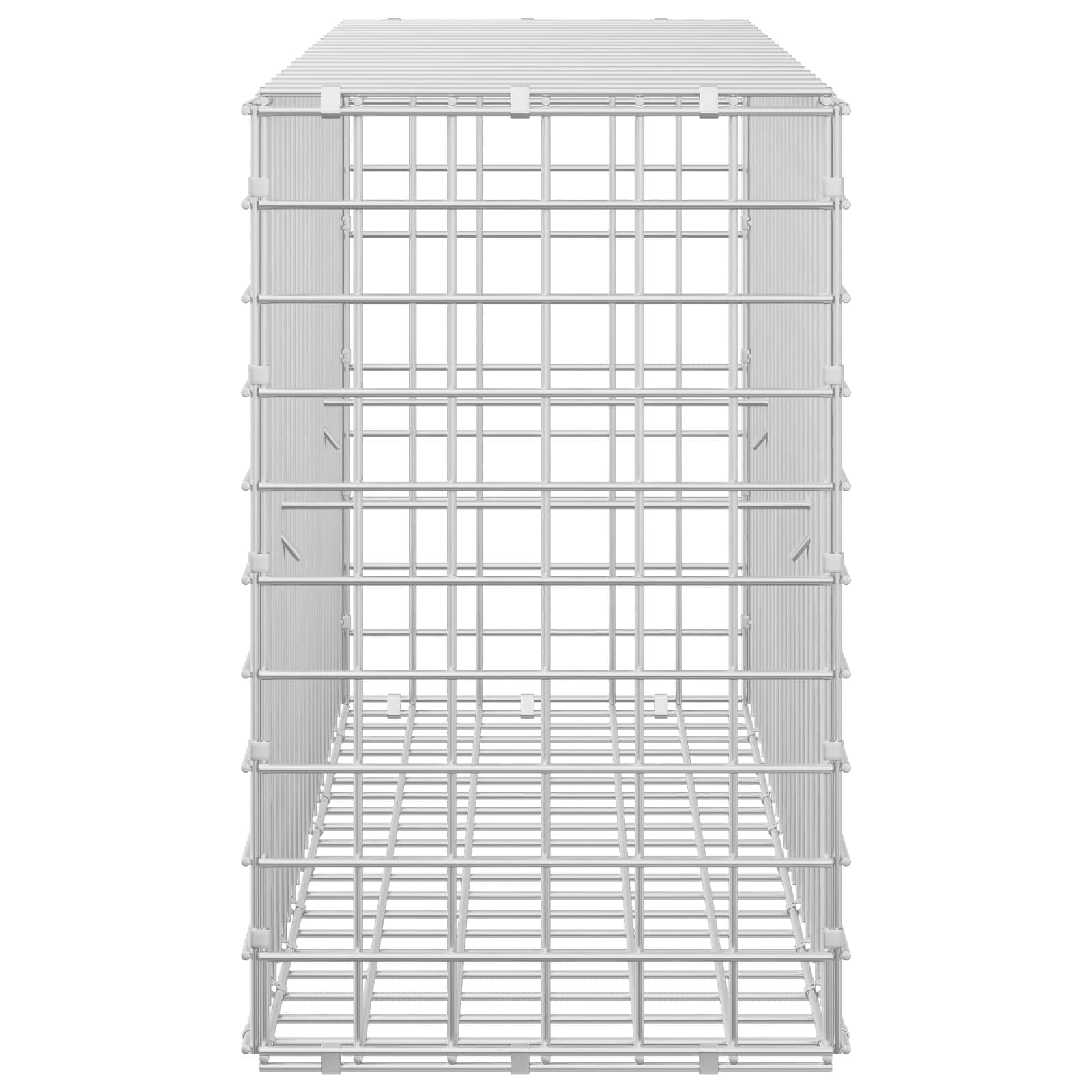 Gabion z žico 3,5 mm in mrežo 5x5 cm 100x30x50 cm