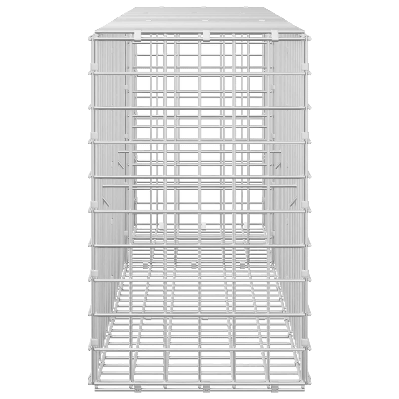 Gabion z žico 3,5 mm in mrežo 5x5 cm 150x30x50 cm