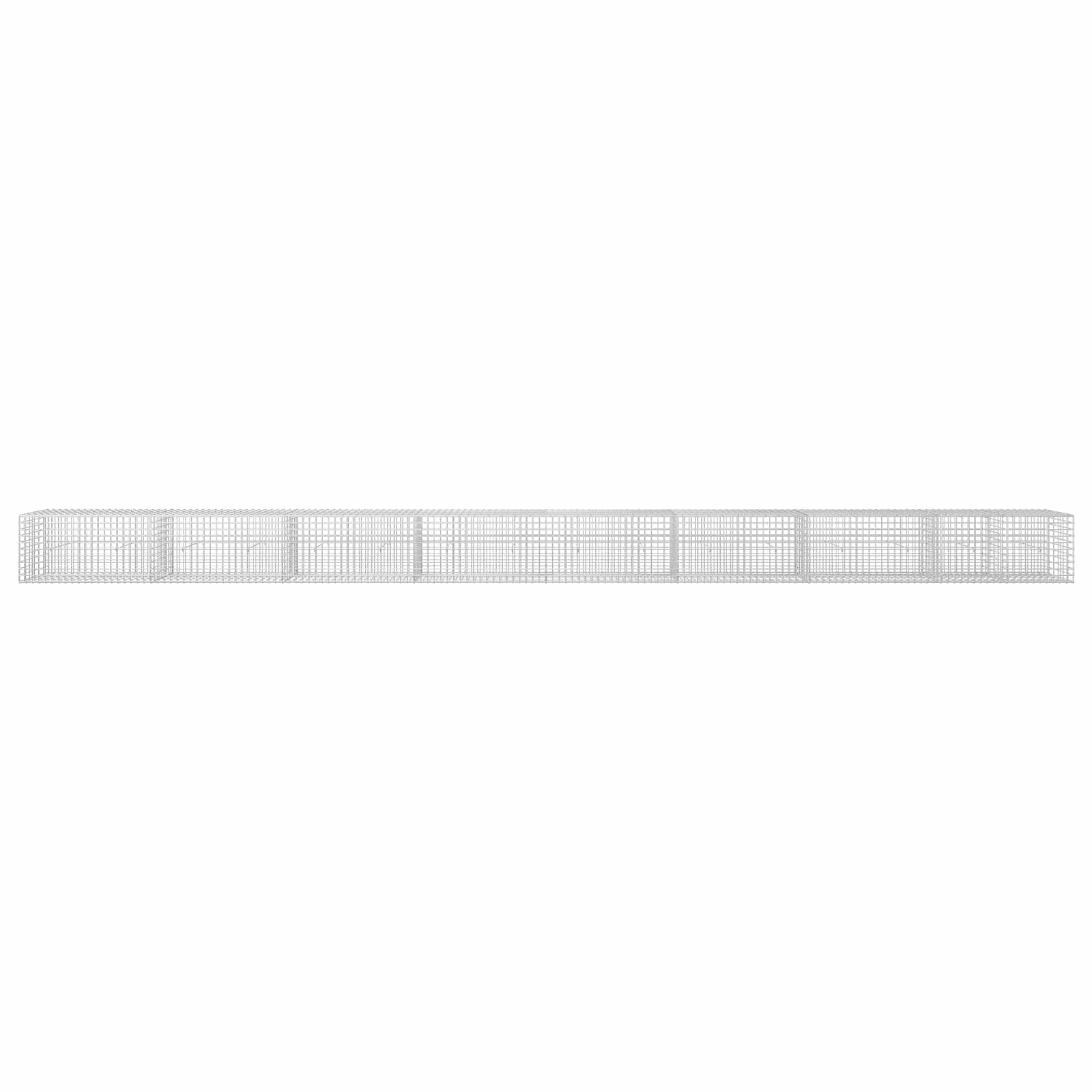 Gabion z žico 3,5 mm in mrežo 5x5 cm 800x30x50 cm