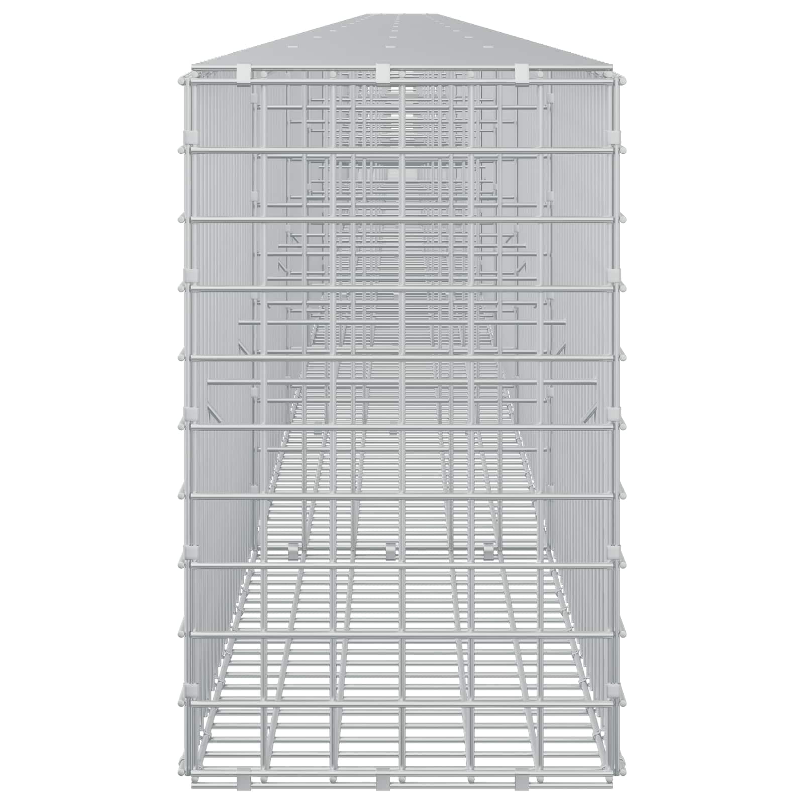 Gabion z žico 3,5 mm in mrežo 5x5 cm 1200x30x50 cm