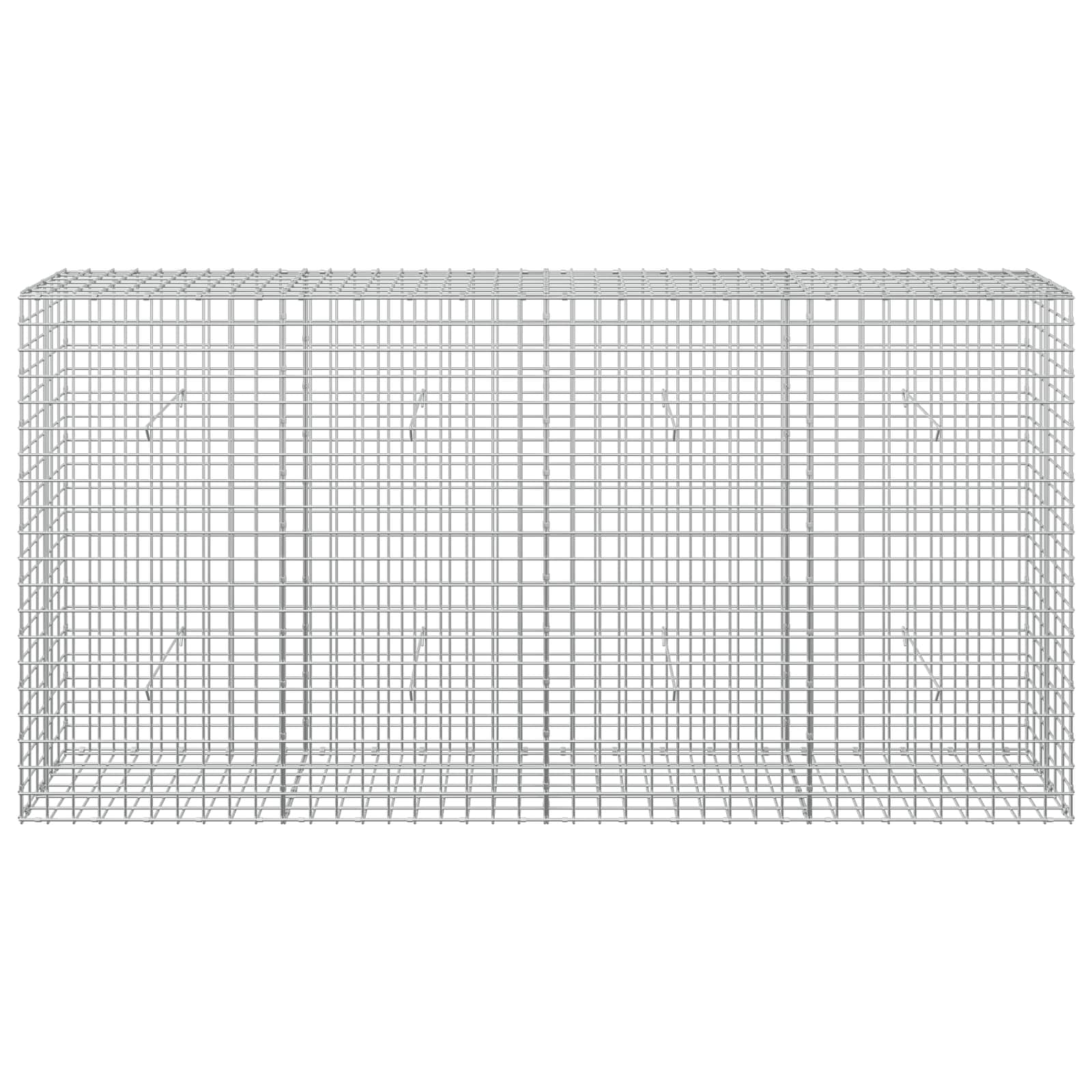 Gabion z žico 3,5 mm in mrežo 5x5 cm 200x30x100 cm