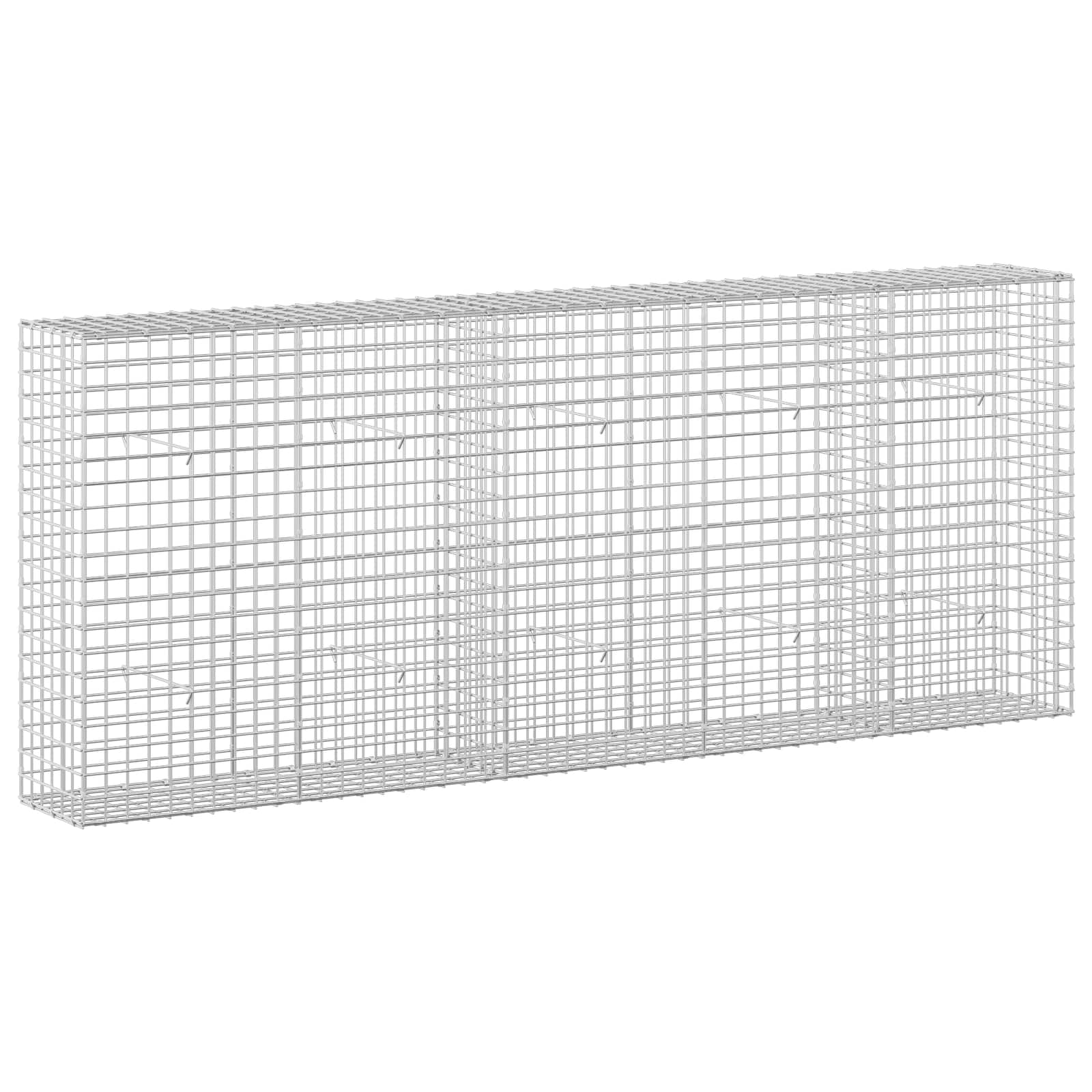 Gabion z žico 3,5 mm in mrežo 5x5 cm 250x30x100 cm