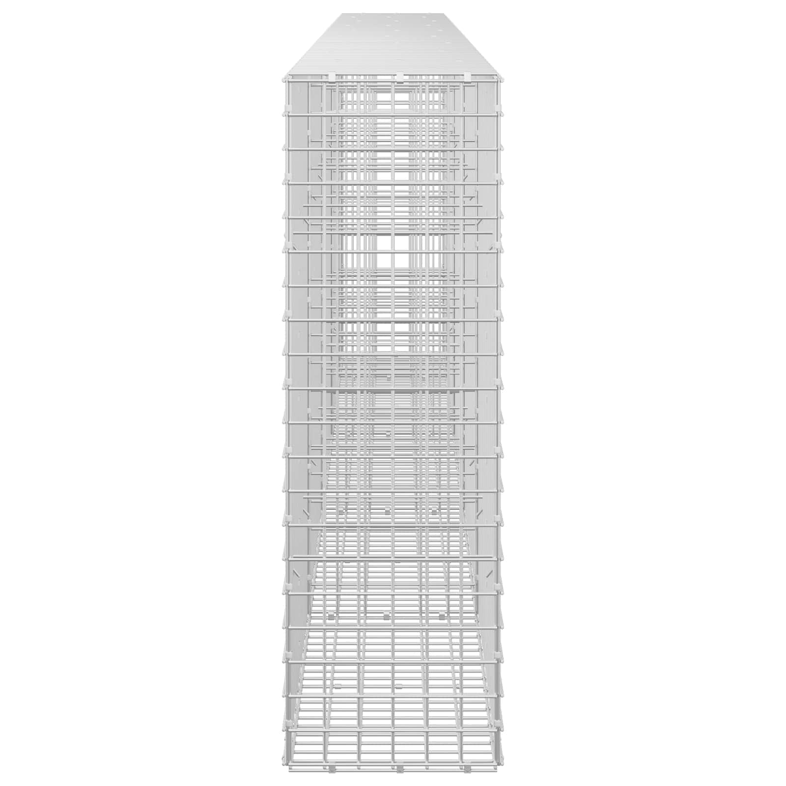 Gabion z žico 3,5 mm in mrežo 5x5 cm 450x30x100 cm