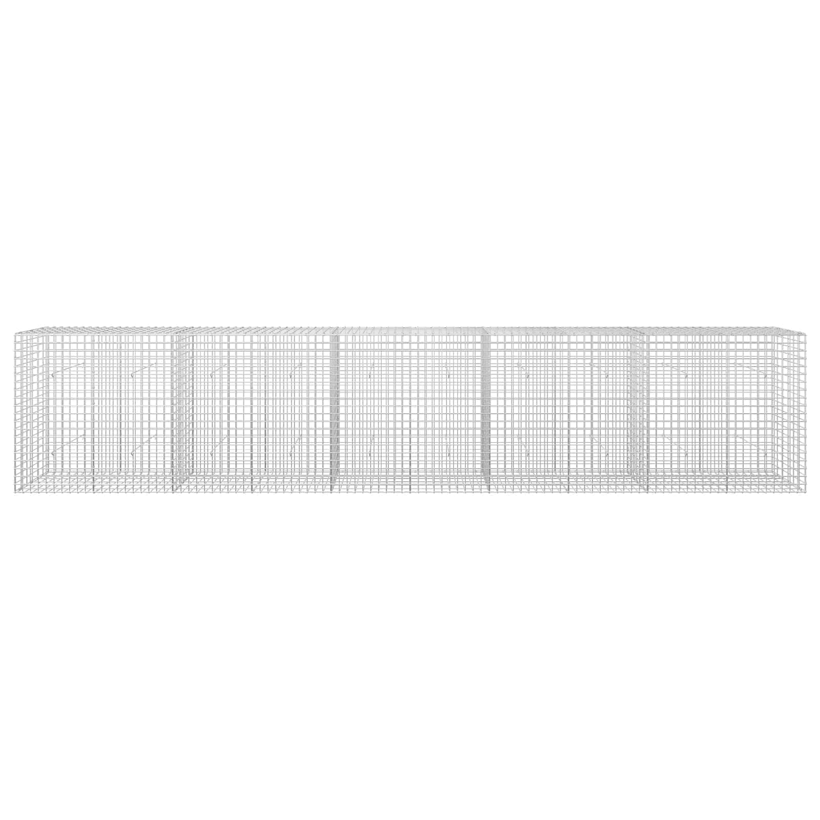 Gabion z žico 3,5 mm in mrežo 5x5 cm 500x30x100 cm