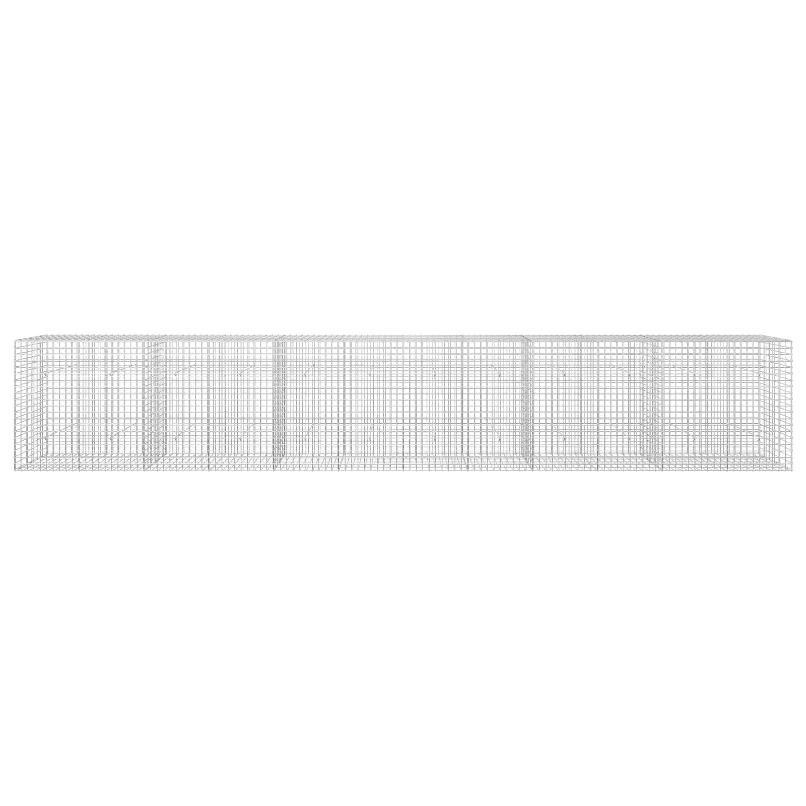 Gabion z žico 3,5 mm in mrežo 5x5 cm 600x30x100 cm