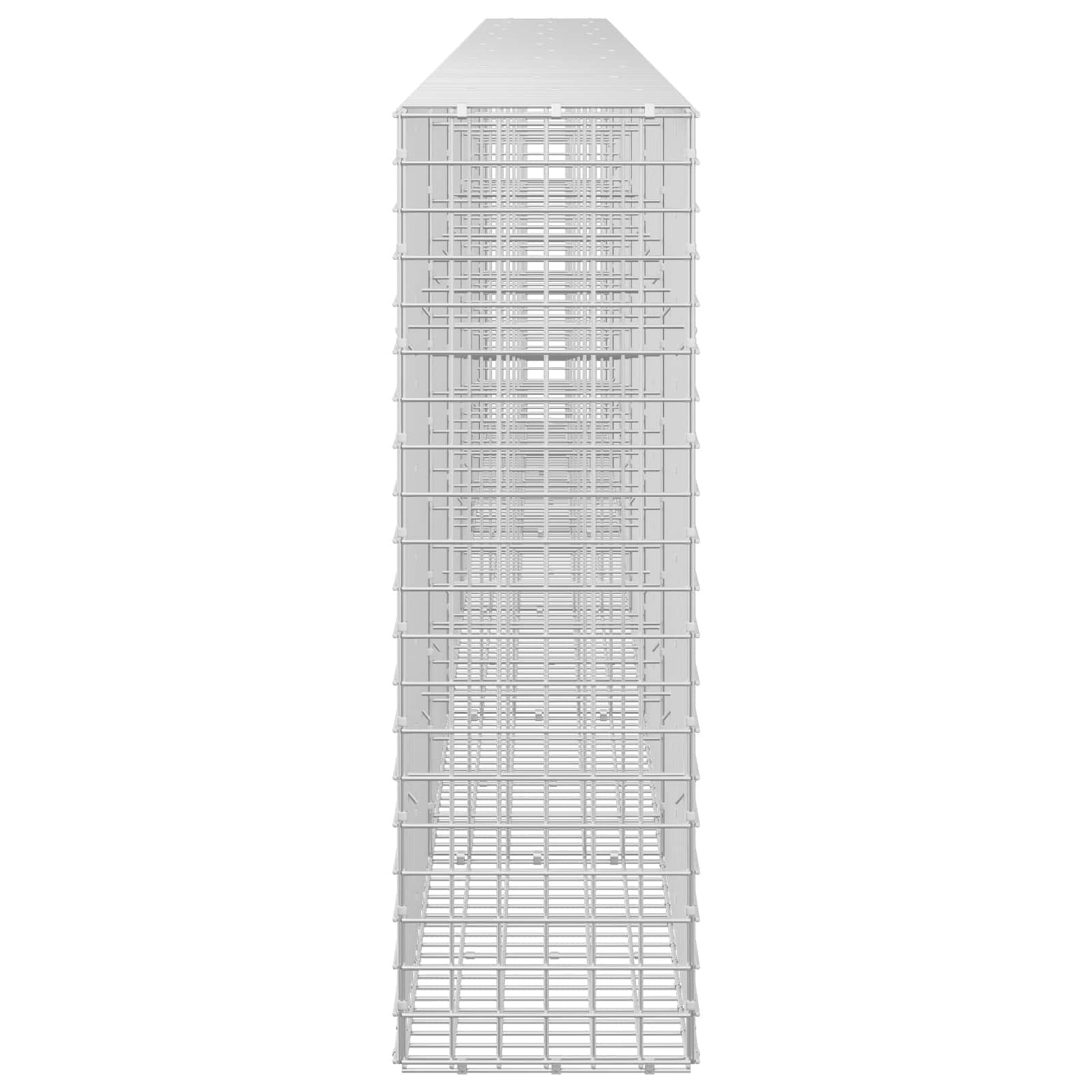 Gabion z žico 3,5 mm in mrežo 5x5 cm 600x30x100 cm
