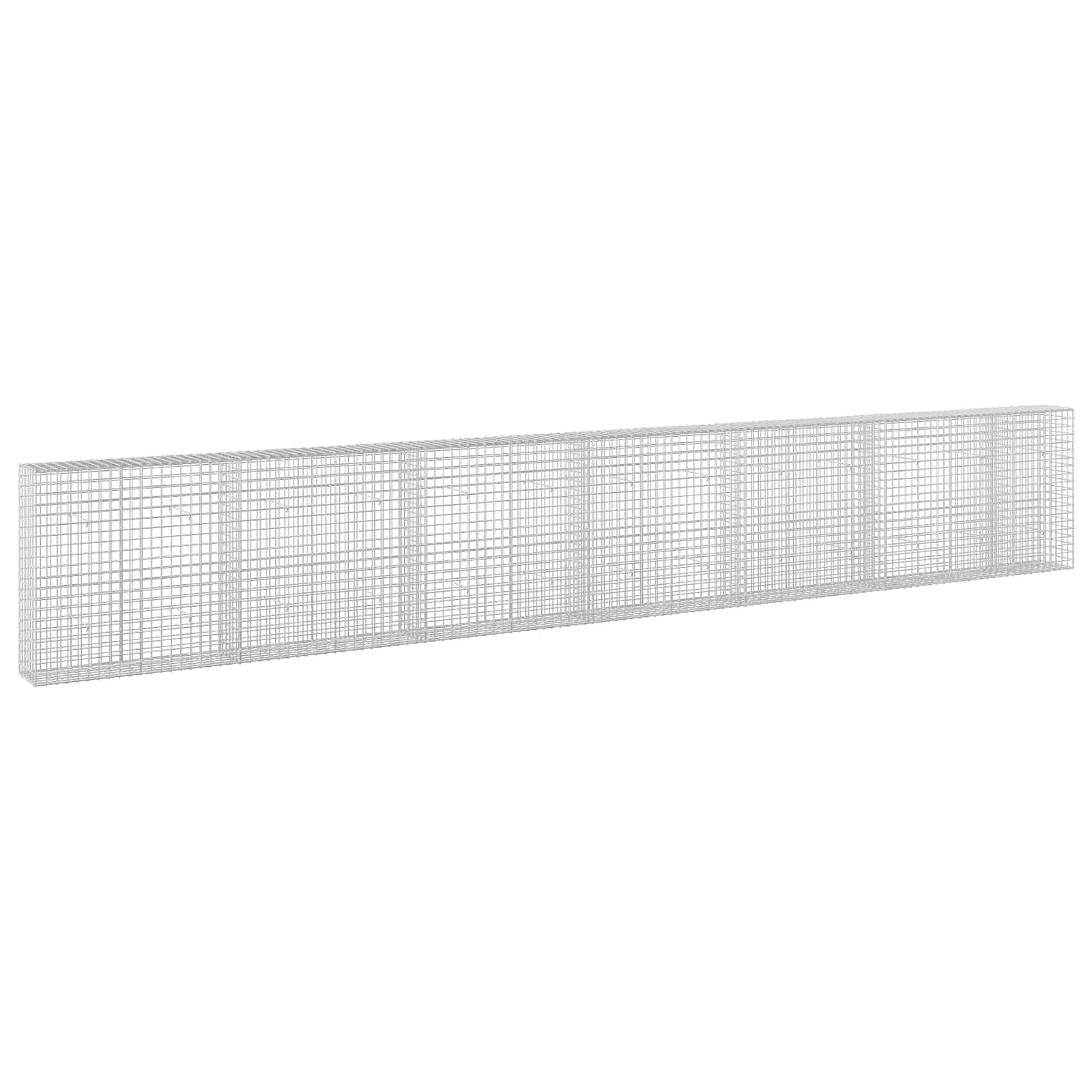 vidaXL Gabion s drátem 3,5 mm a síťkou 5x5 cm 650x30x100 cm