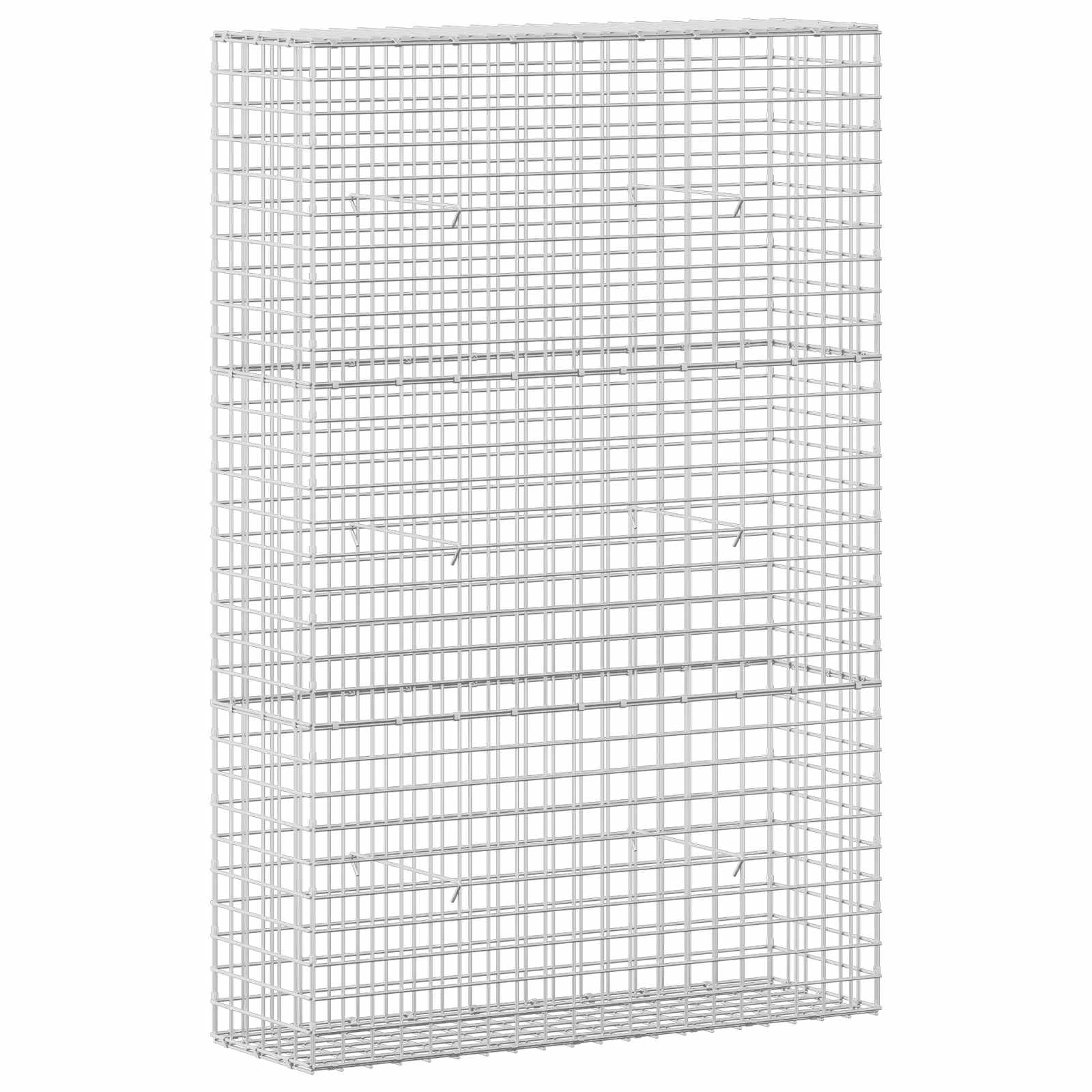 vidaXL Gabion s drátem 3,5 mm a síťkou 5x5 cm 100x30x150 cm