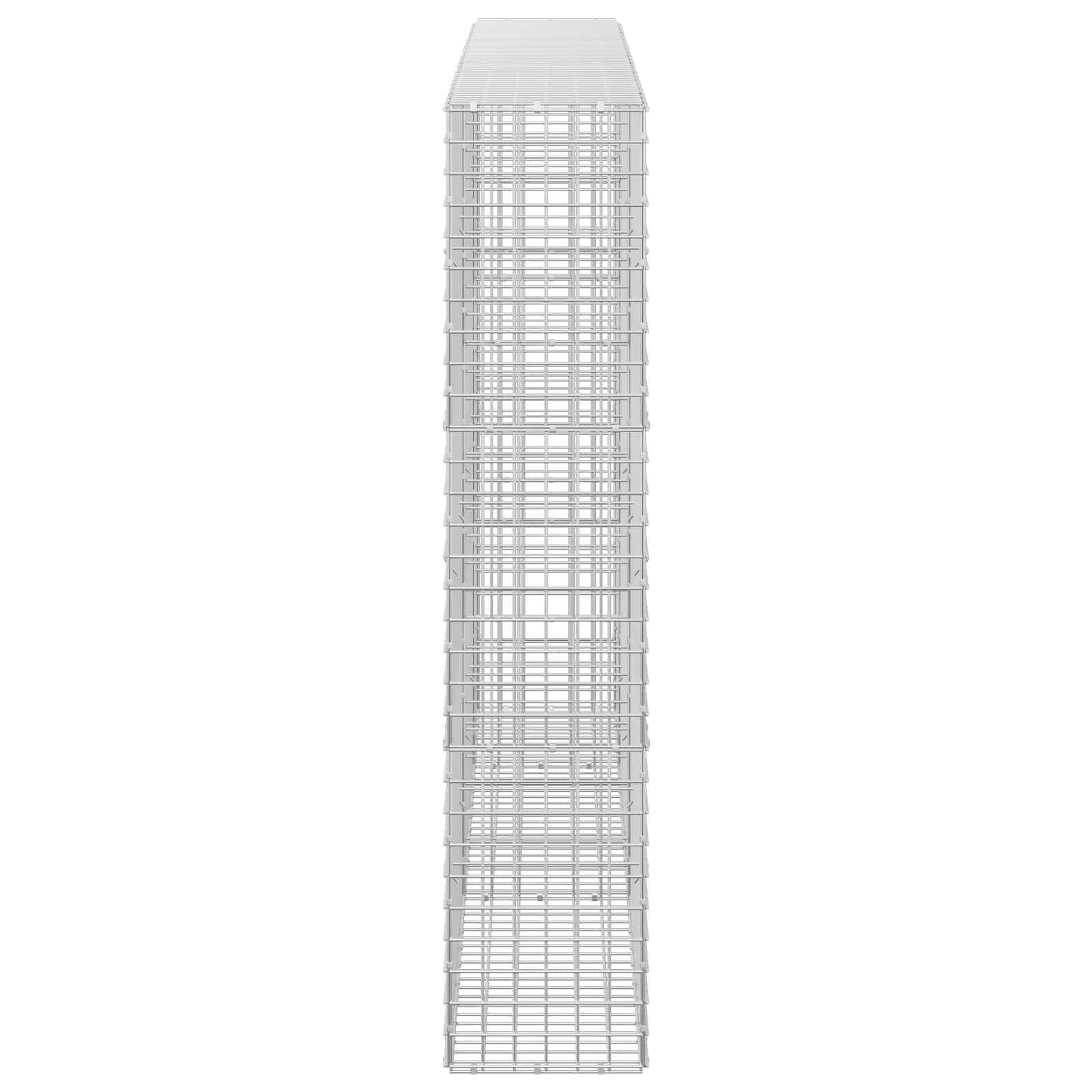 Gabion z žico 3,5 mm in mrežo 5x5 cm 250x30x150 cm