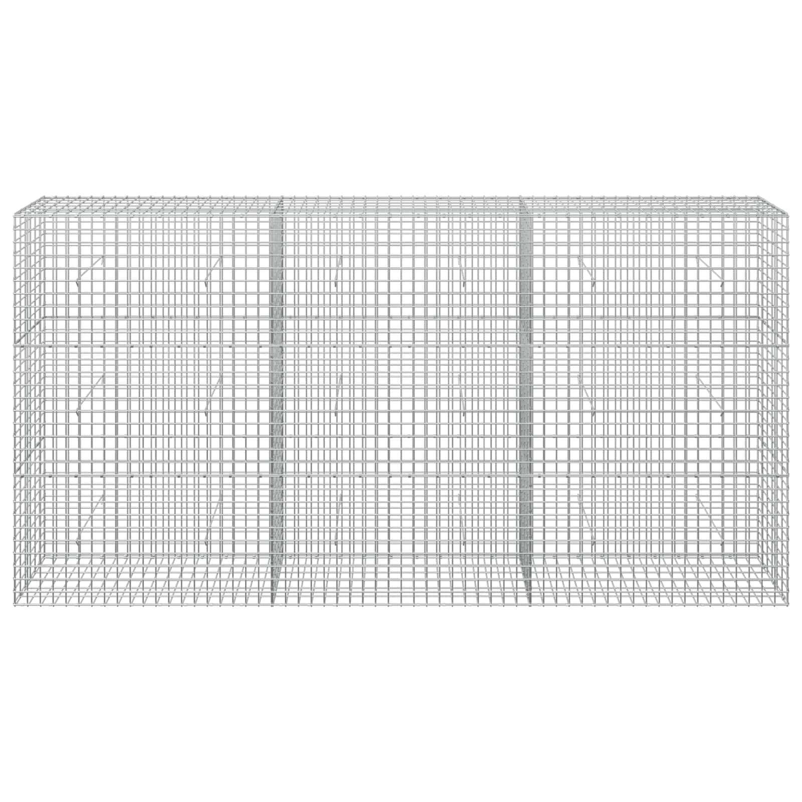 Gabion z žico 3,5 mm in mrežo 5x5 cm 300x30x150 cm