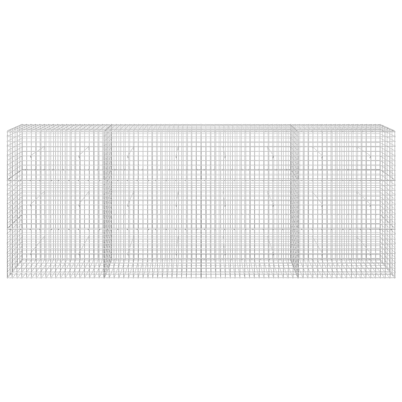 Gabion z žico 3,5 mm in mrežo 5x5 cm 400x30x150 cm