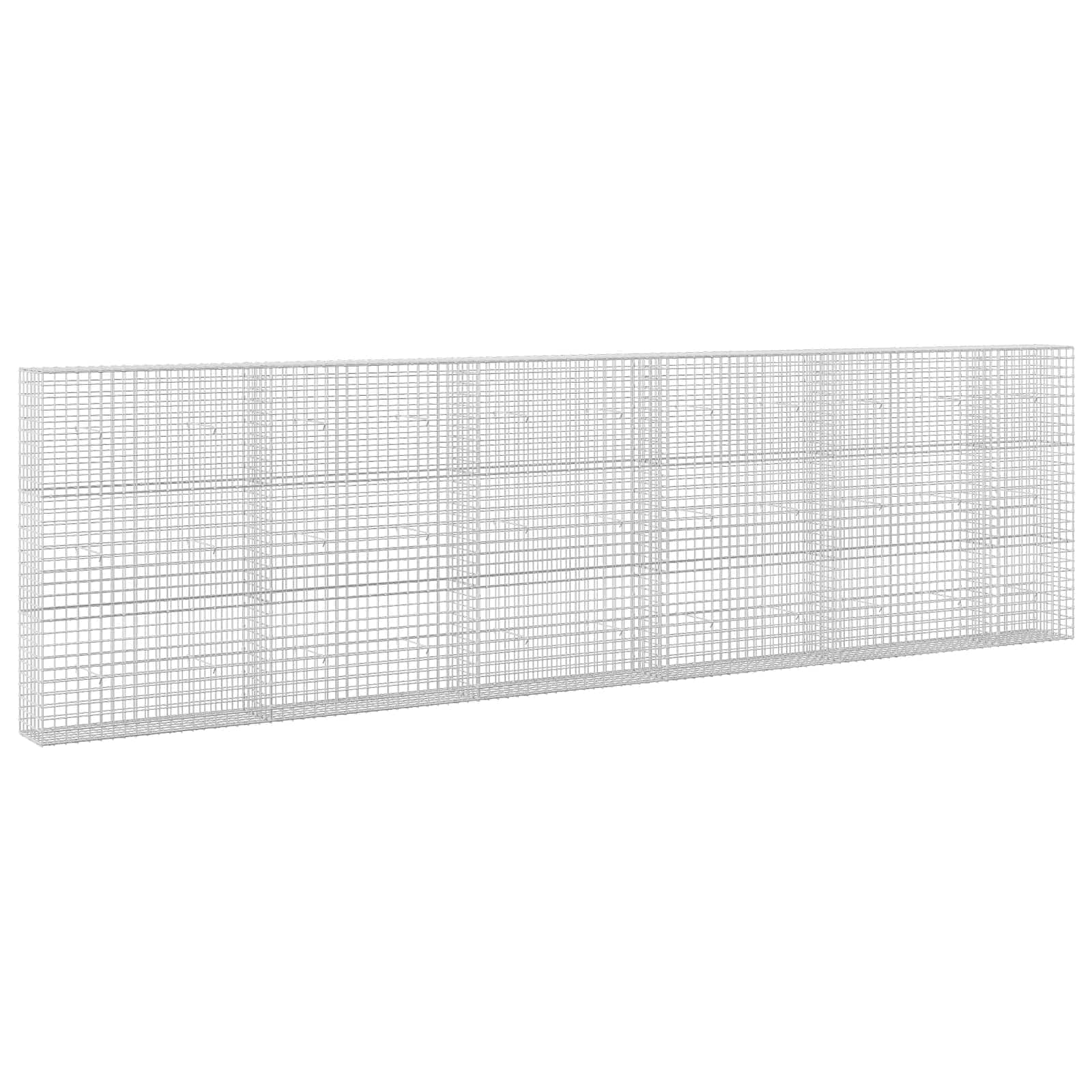 vidaXL Gabion s drátem 3,5 mm a síťkou 5x5 cm 550x30x150 cm