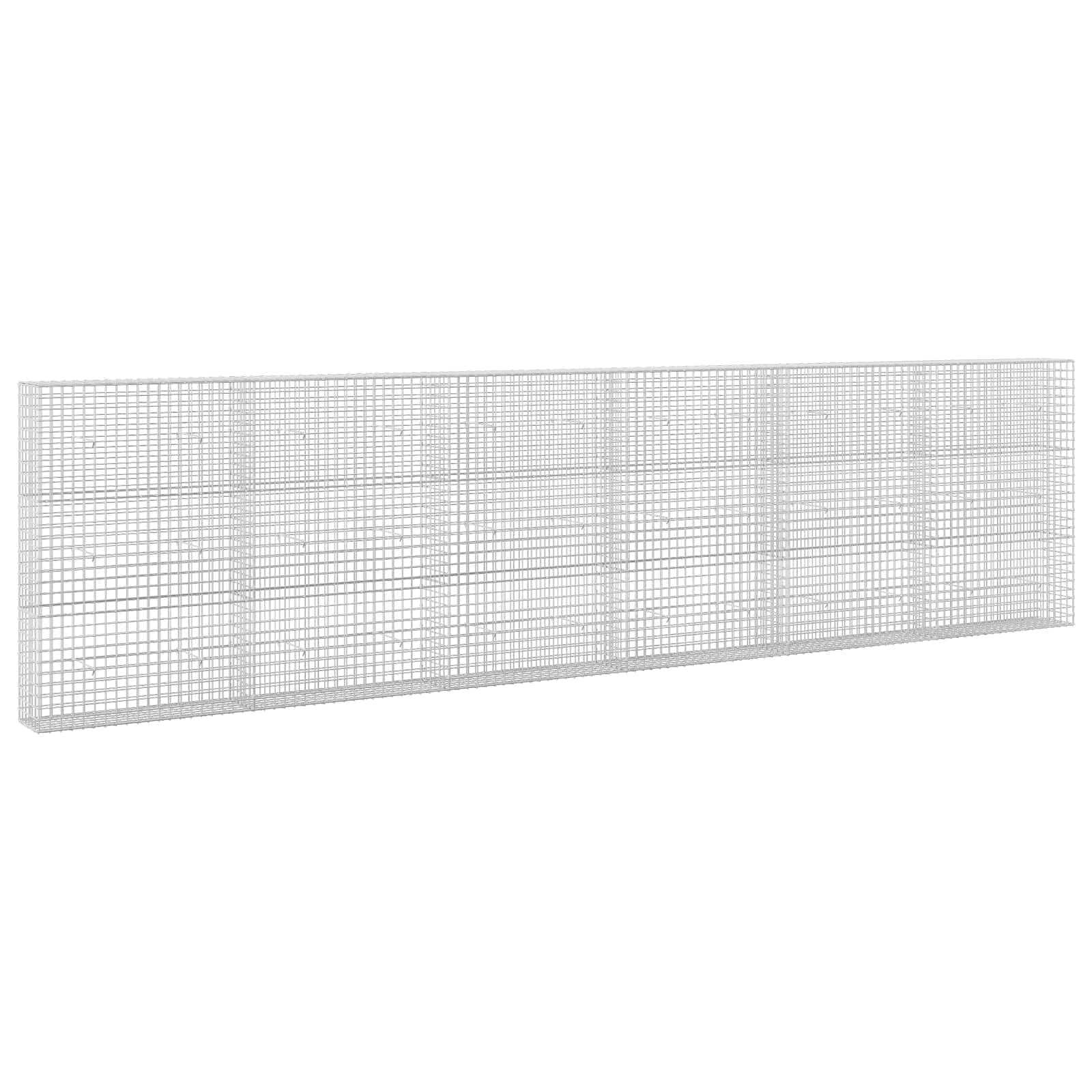 vidaXL Gabion s drátem 3,5 mm a síťkou 5x5 cm 600x30x150 cm
