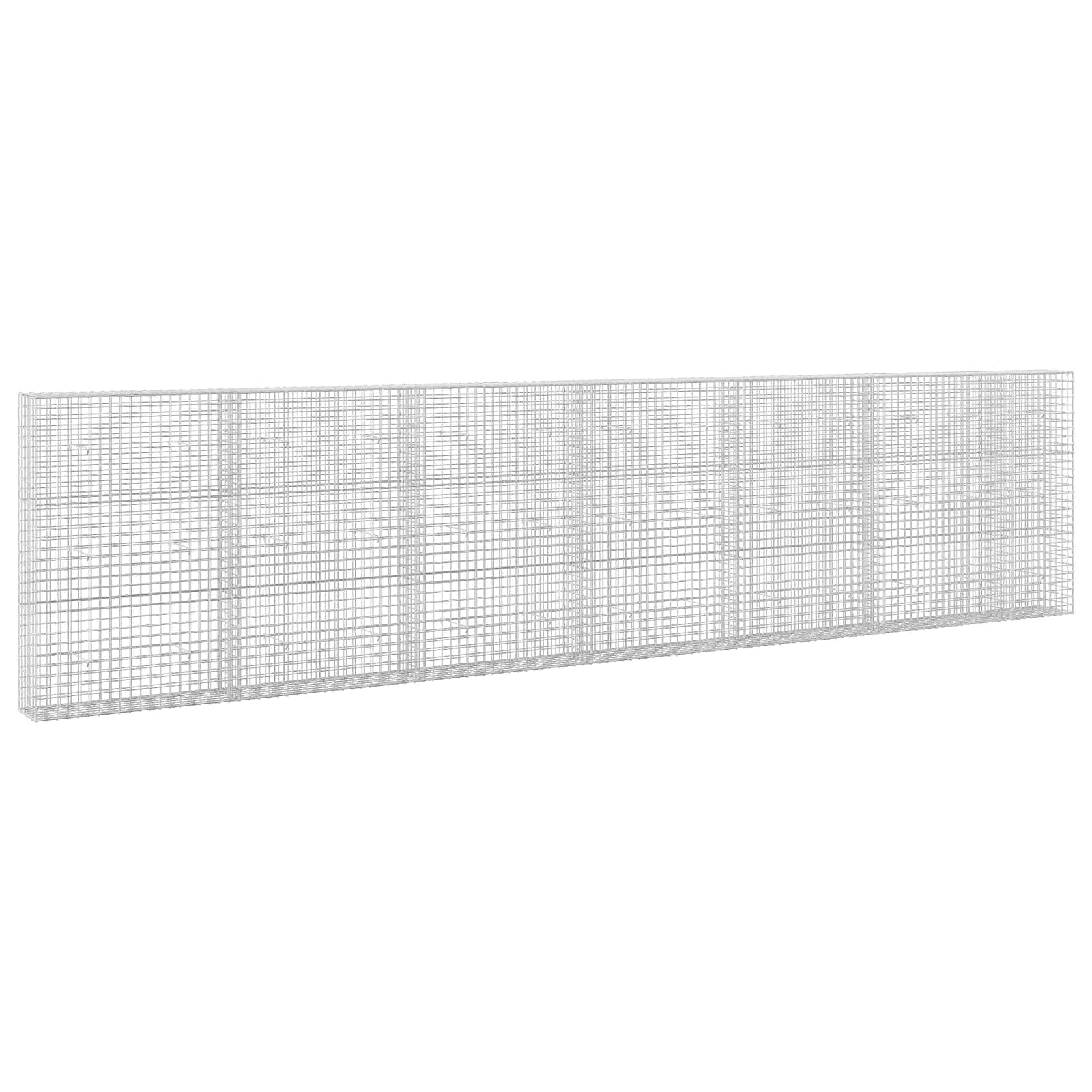 vidaXL Gabion s drátem 3,5 mm a síťkou 5x5 cm 650x30x150 cm