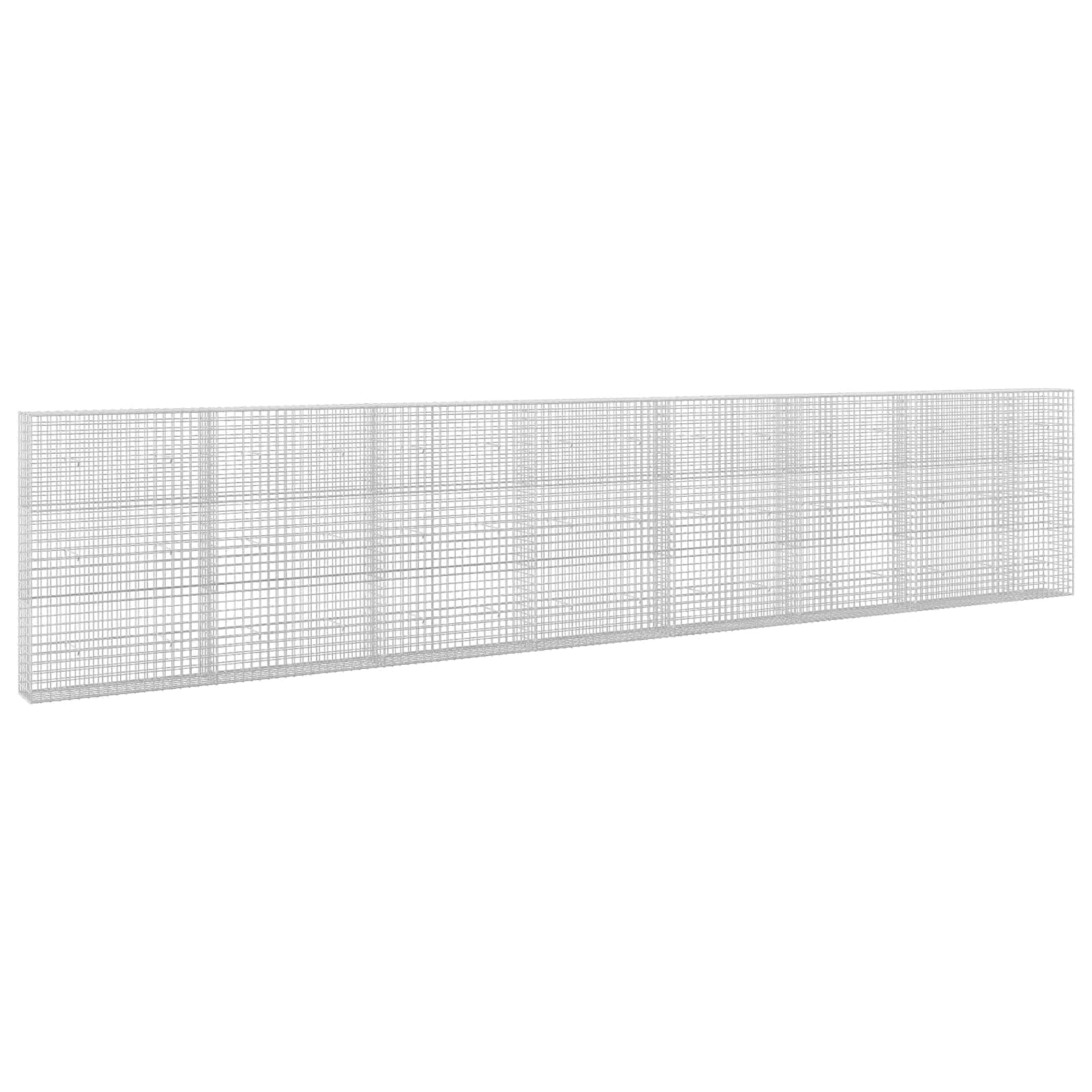 vidaXL Gabion s drátem 3,5 mm a síťkou 5x5 cm 750x30x150 cm