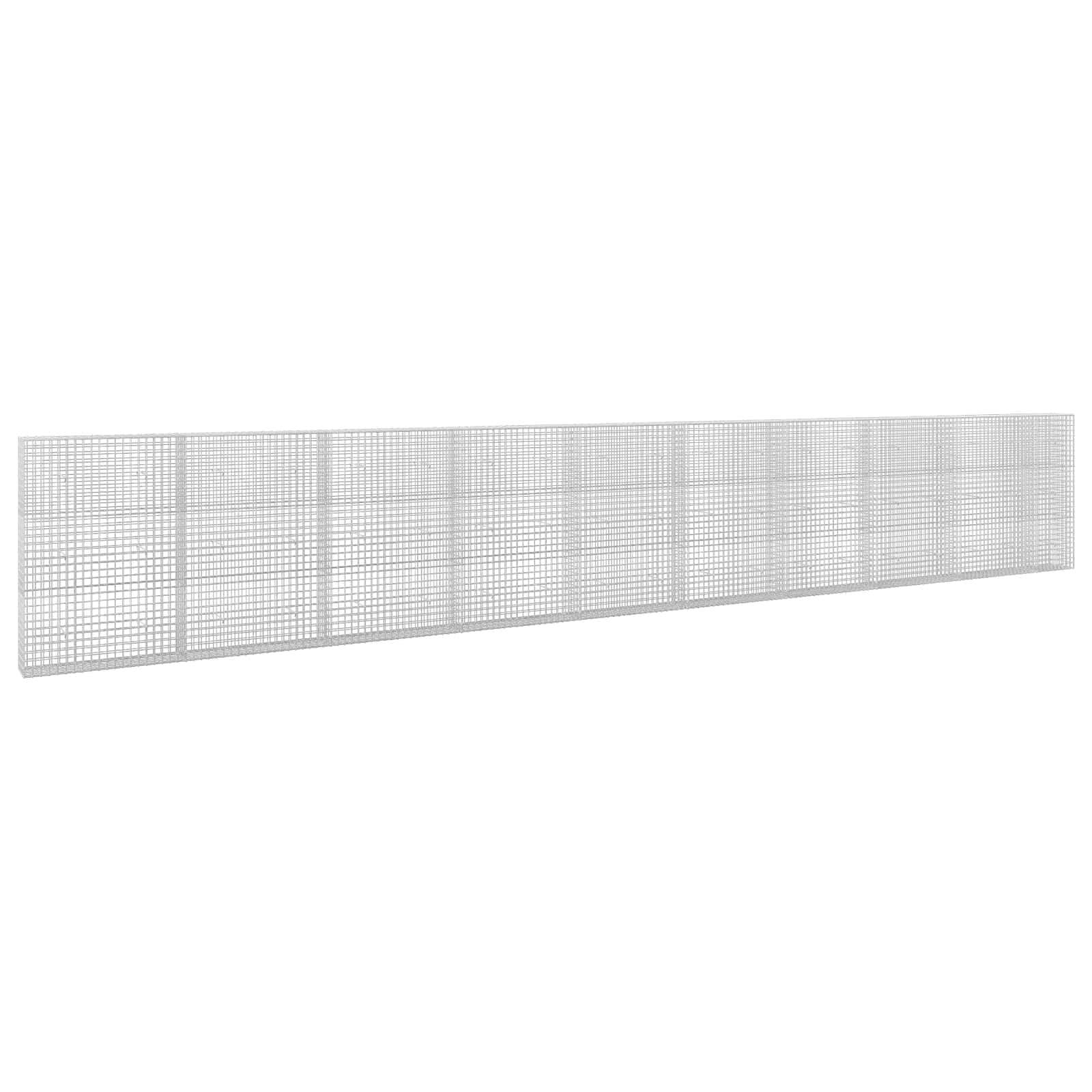 vidaXL Gabion s drátem 3,5 mm a síťkou 5x5 cm 1000x30x150 cm