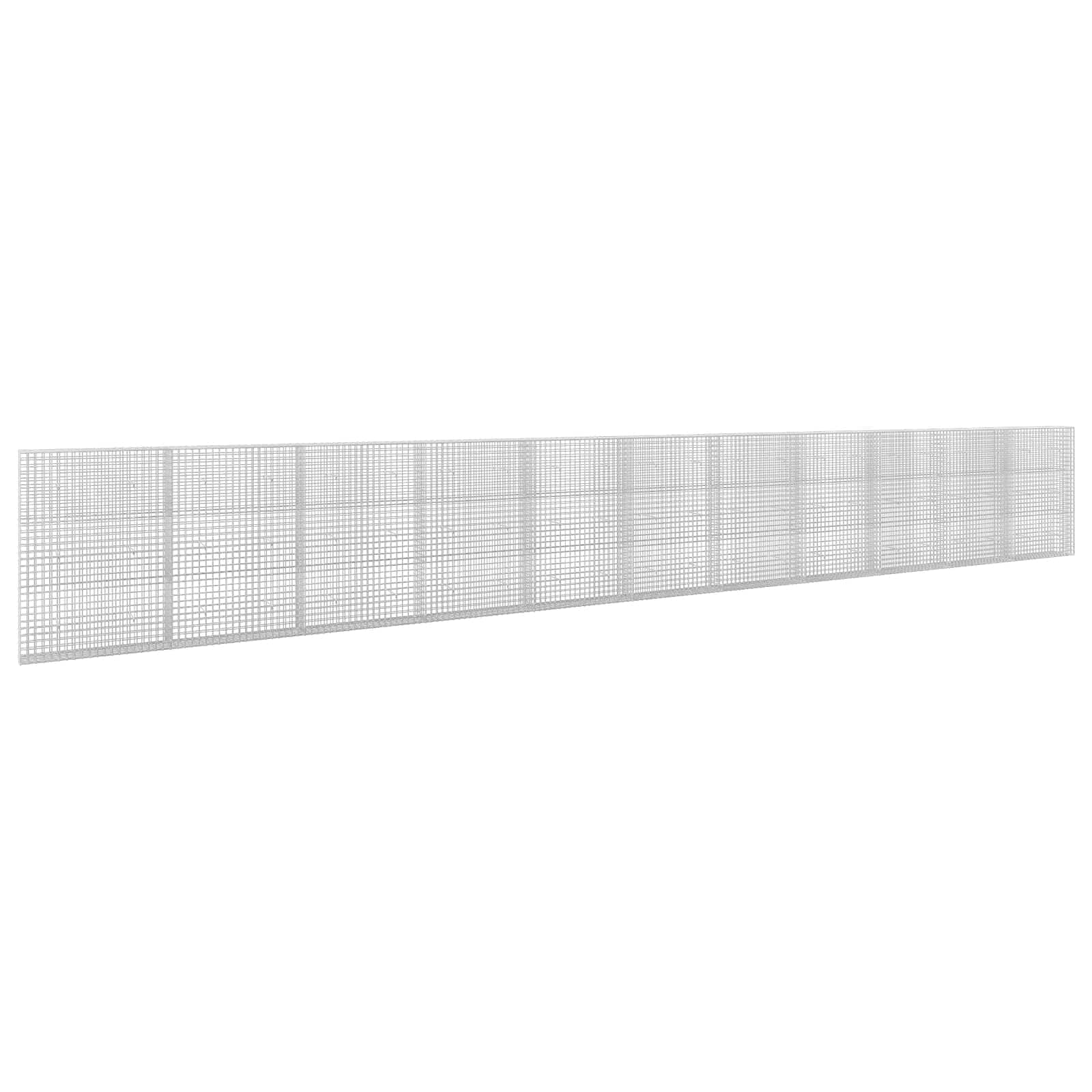 Gabion z žico 3,5 mm in mrežo 5x5 cm 1100x30x150 cm