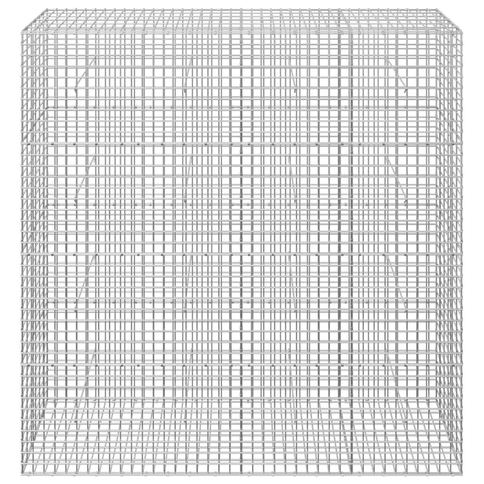 Gabion z žico 3,5 mm in mrežo 5x5 cm 200x30x200 cm